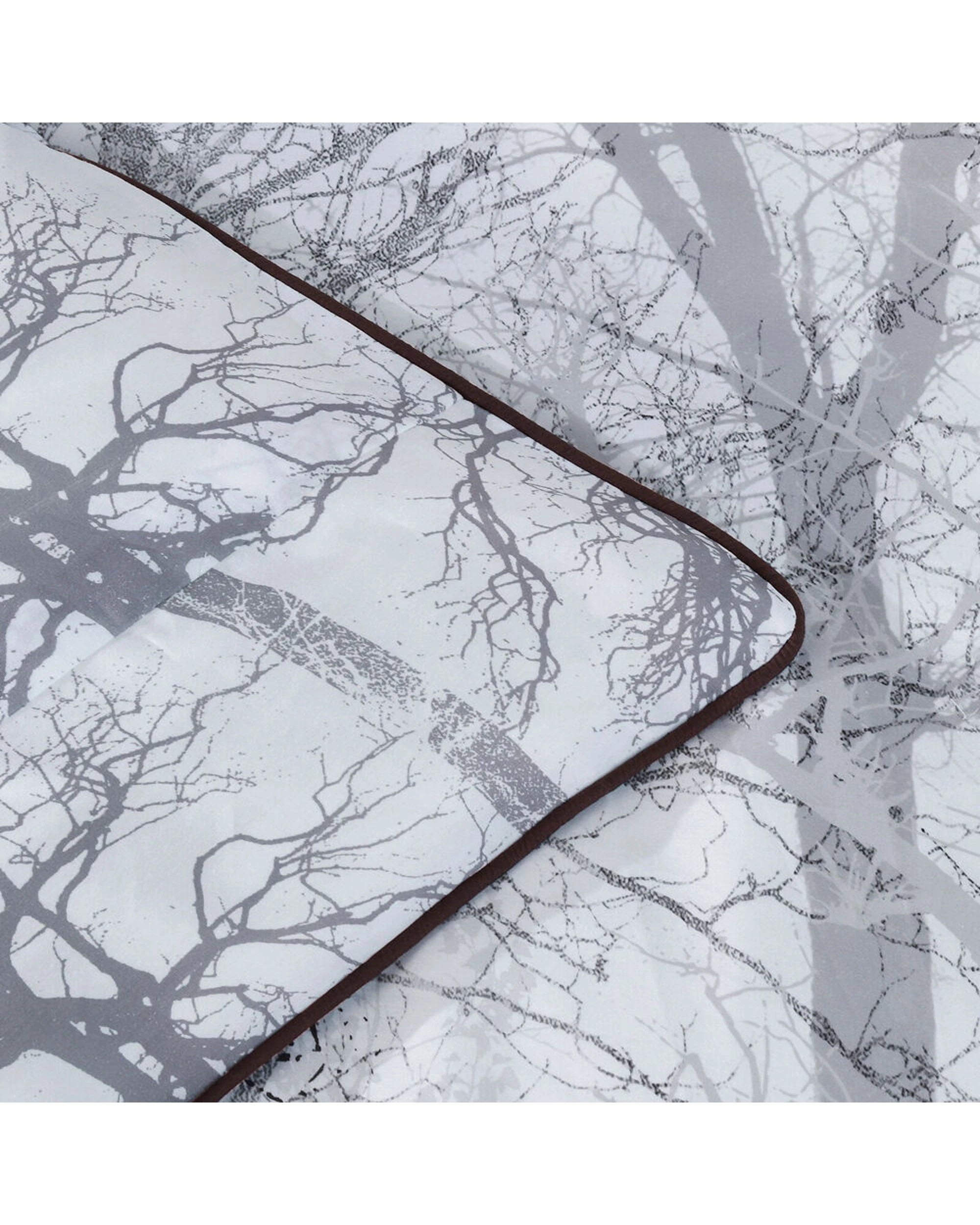 3 Bianca Myrtleford Queen Cotton Sateen Quilt Cover & Pillowcase Set - Grey, 3 of 4