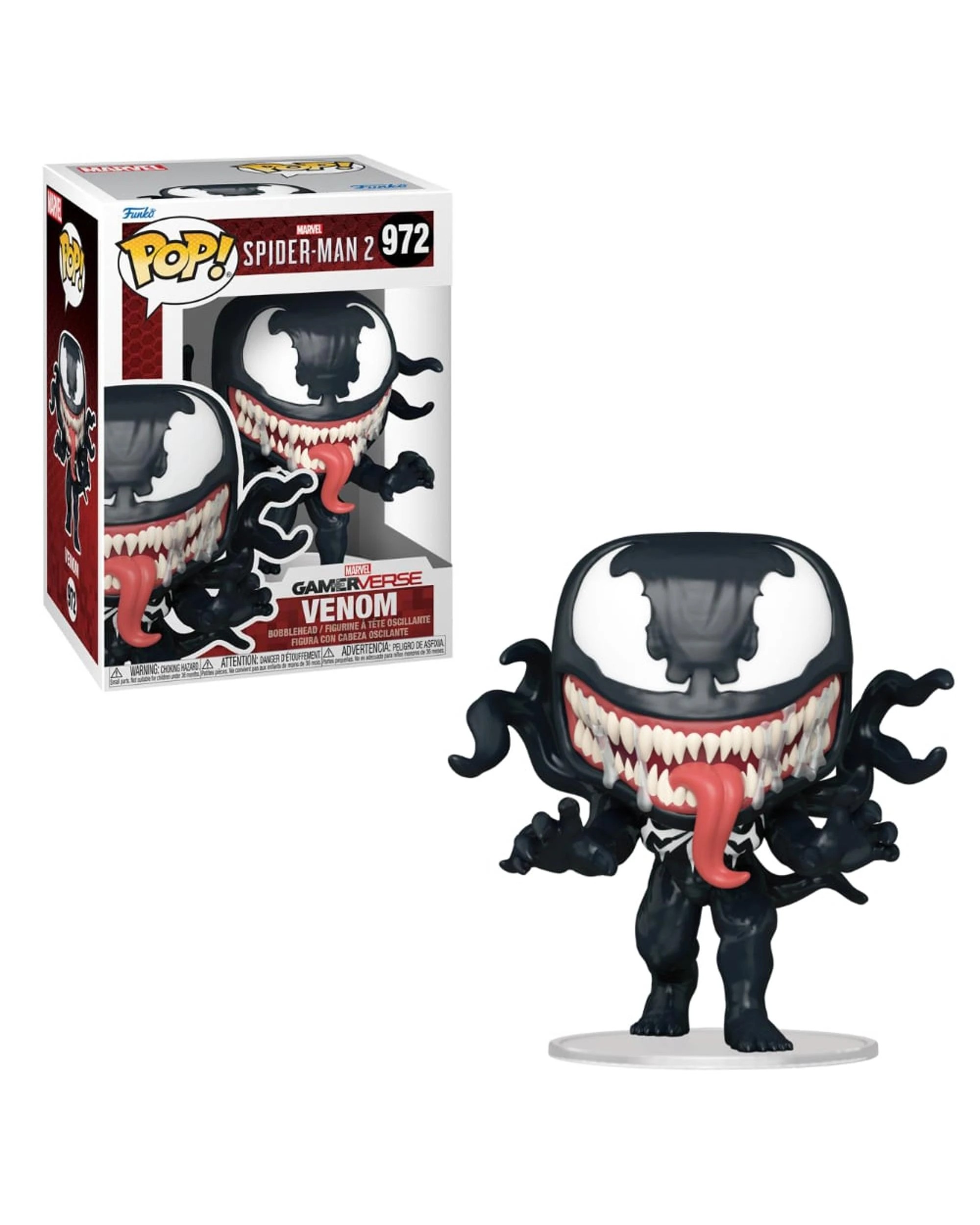1 Marvel Gamerverse Spider-Man 2 Venom Funko POP! Vinyl, 1 of 3