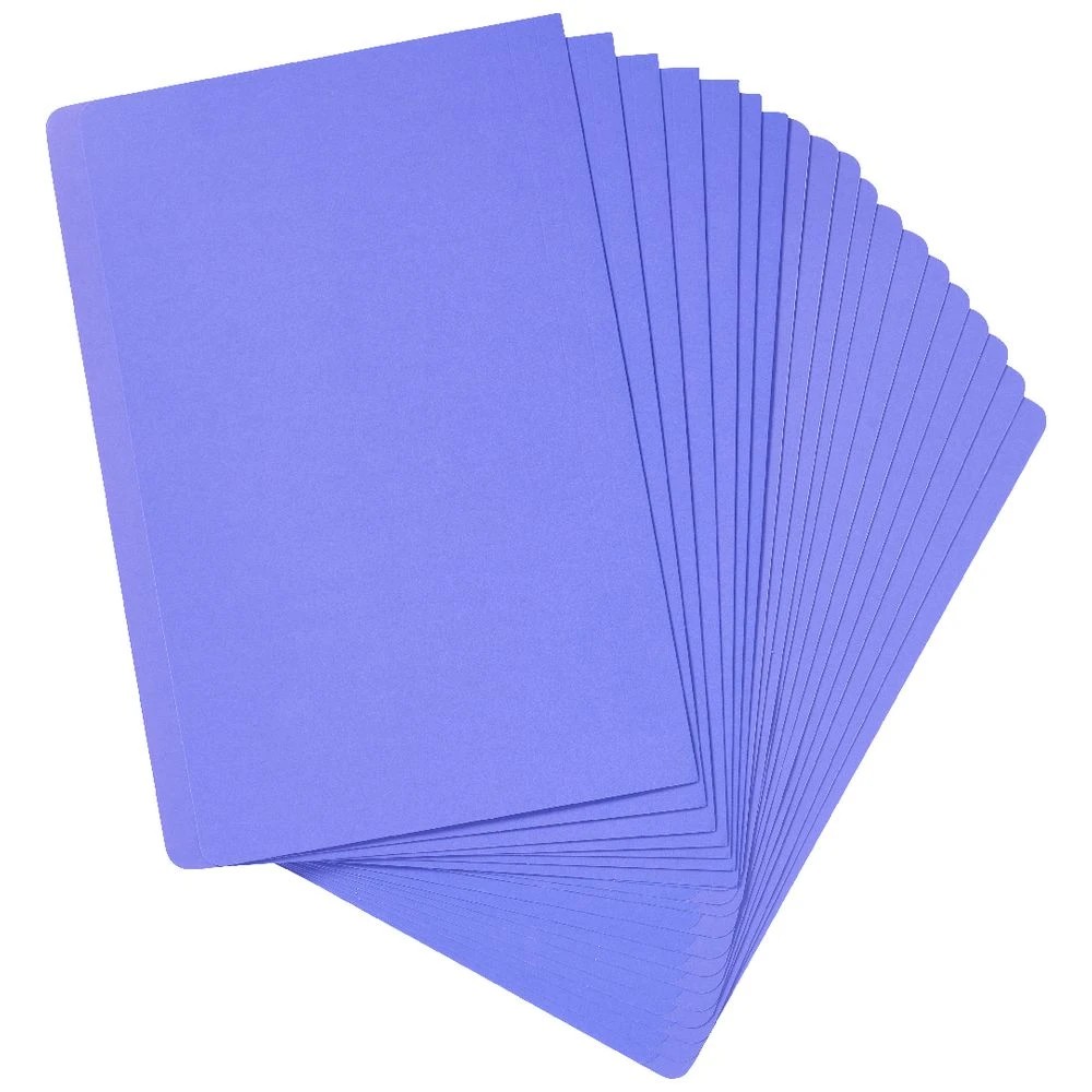 4 J.Burrows Foolscap Manila Folder Purple 25 Pack, 4 of 4