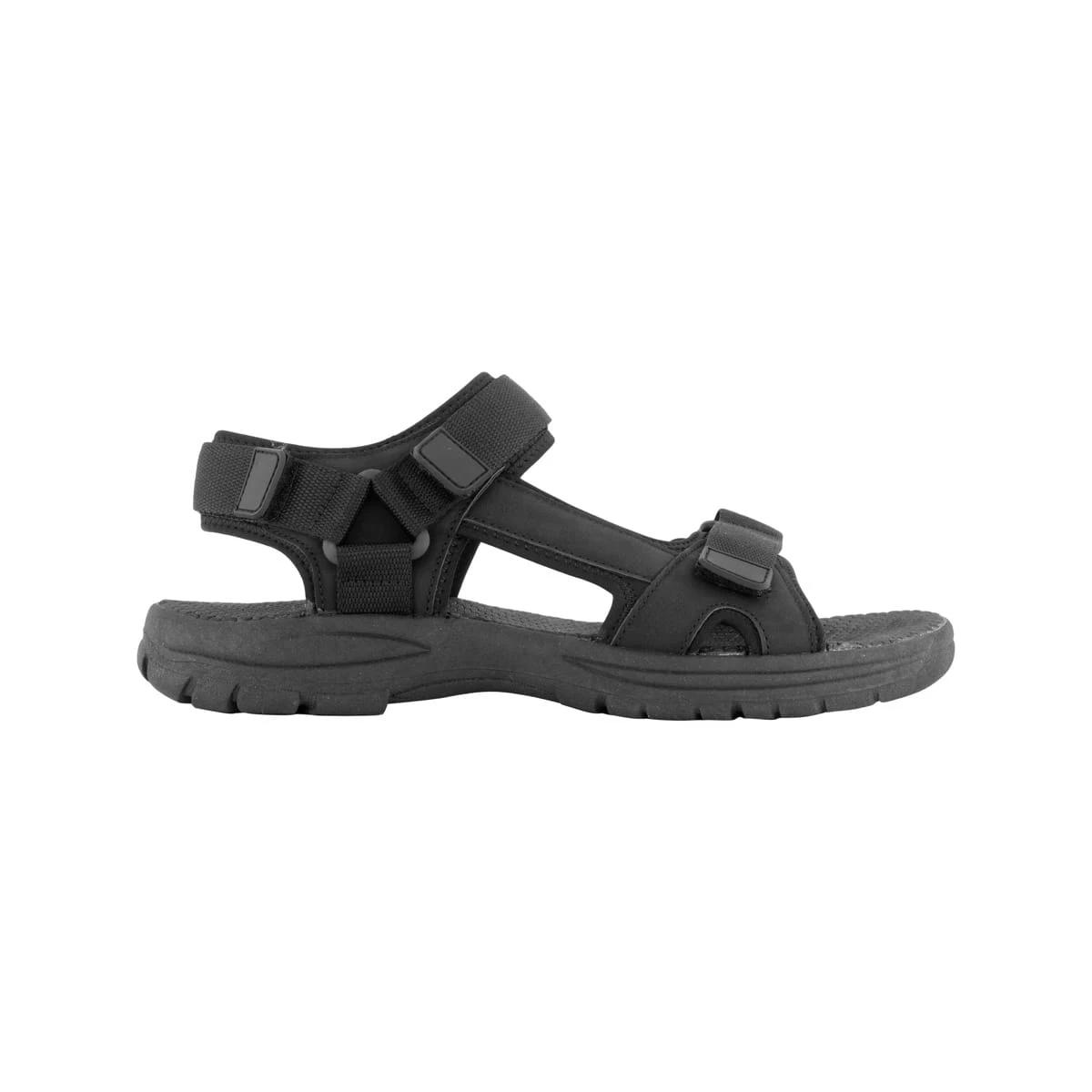 1 Adjustable Comfort Sandals BLACK, 1 of 3