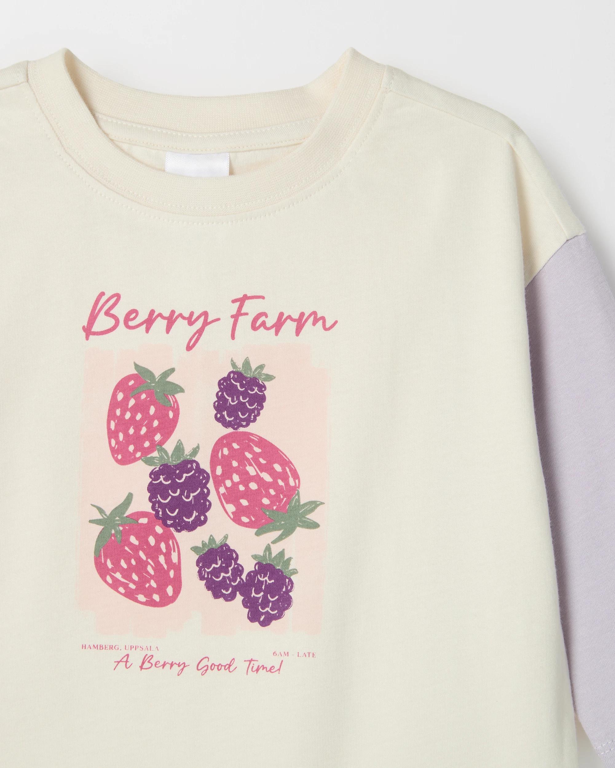 2 Target Baby Baby Organic Cotton Long Sleeve Print T-Shirt BERRY FARM, 2 of 2