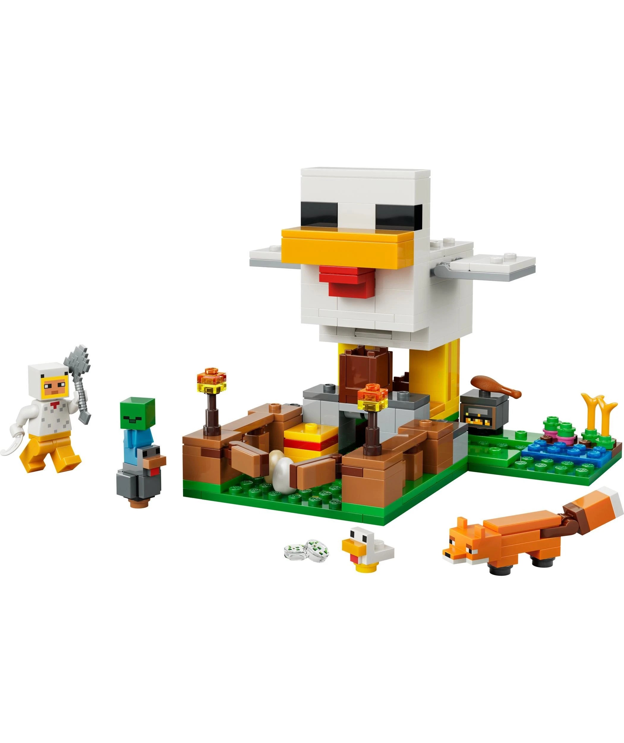 2 LEGO Minecraft Chicken Farm 21585, 2 of 10