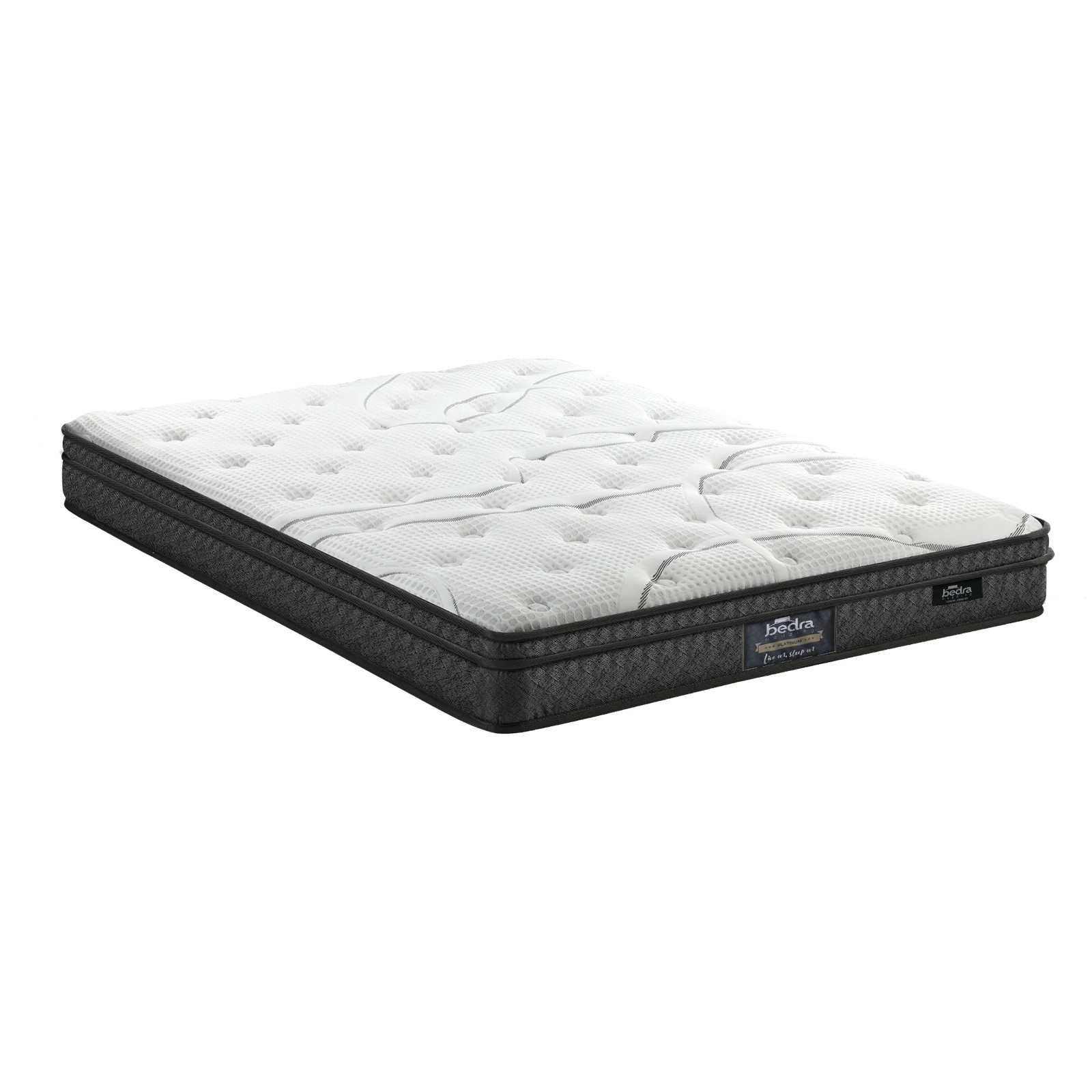 1 Bedra Bedding Queen Mattress Bonnell Spring Tight Top Bed Medium Firm 21cm
 - Multi, 1 of 10