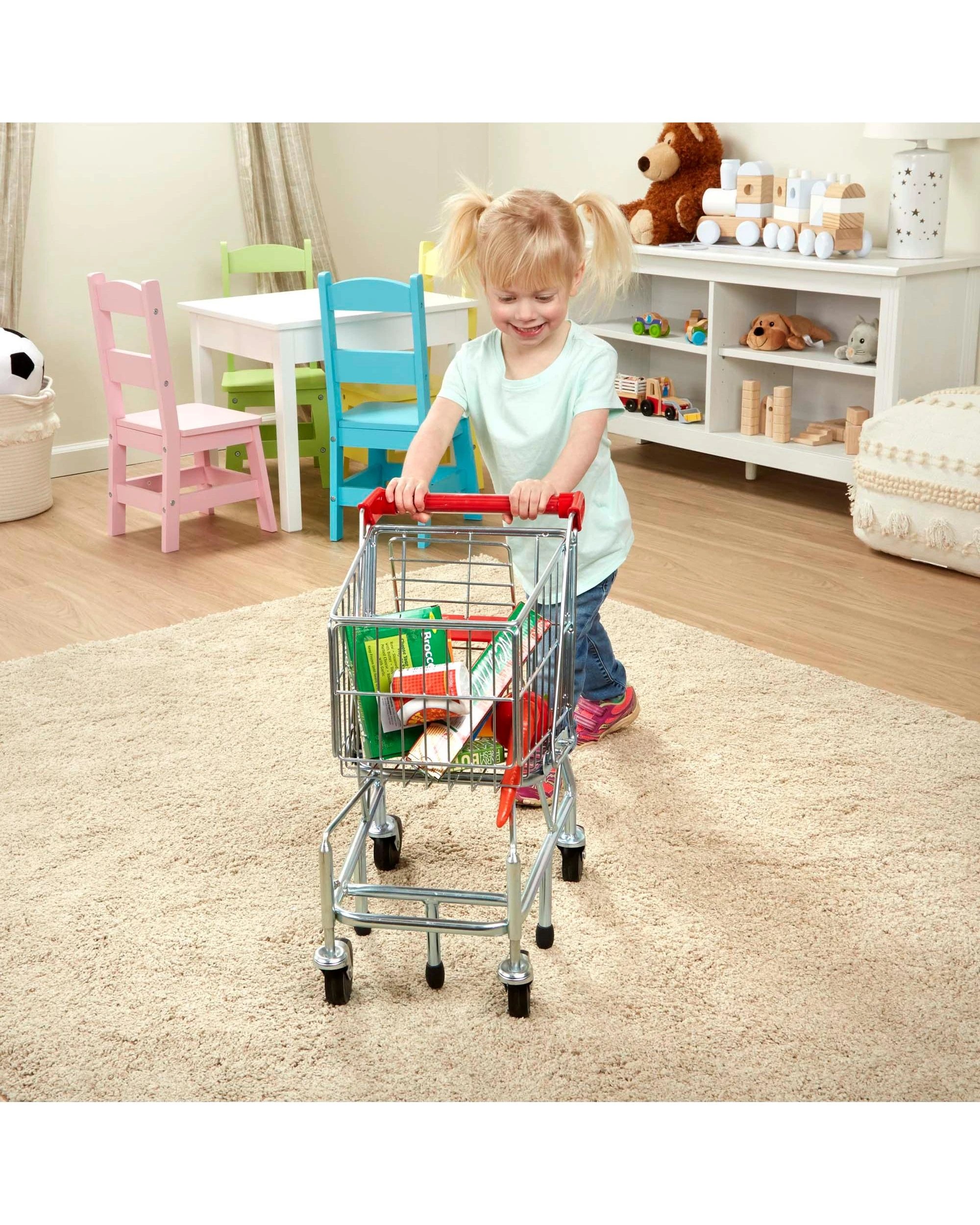 6 Melissa and Doug Grocery Shopping Cart, 6 of 8