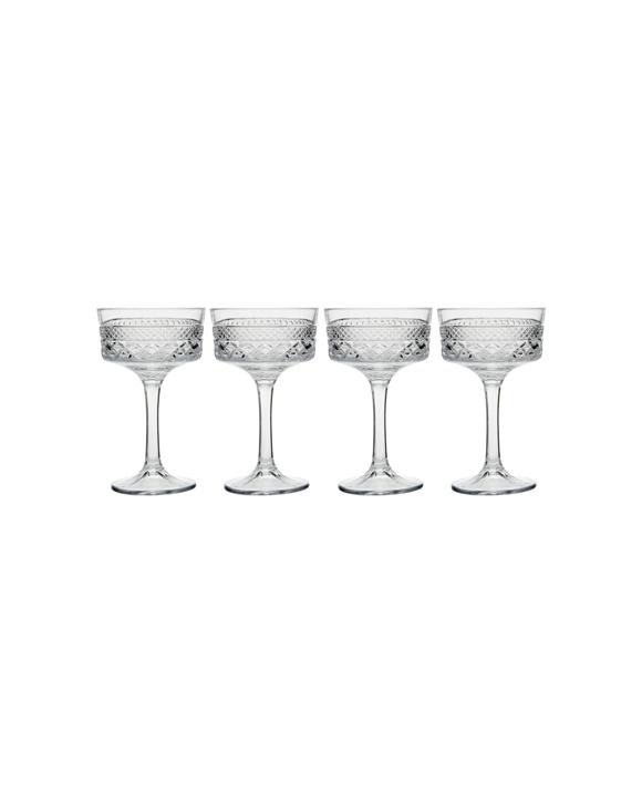 Maxwell & Williams Pack Of 4 Speakeasy Coupe High Quality Glasses 280ml - Plain - Kmart