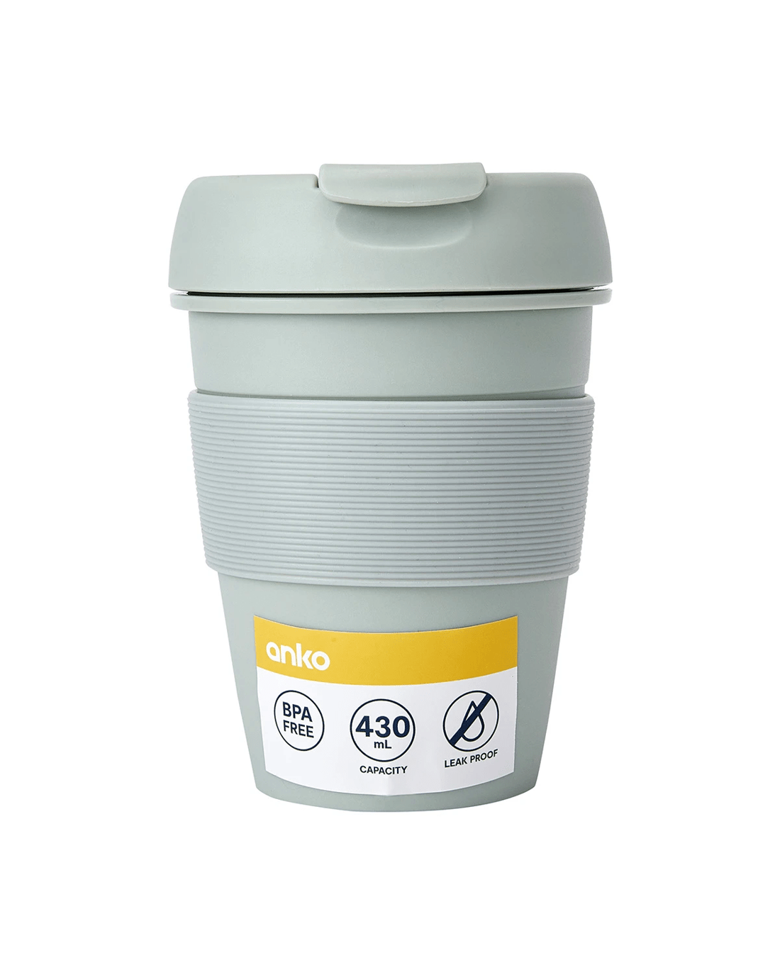 8 430ml Sage Green Reusable Travel Cup, 8 of 8