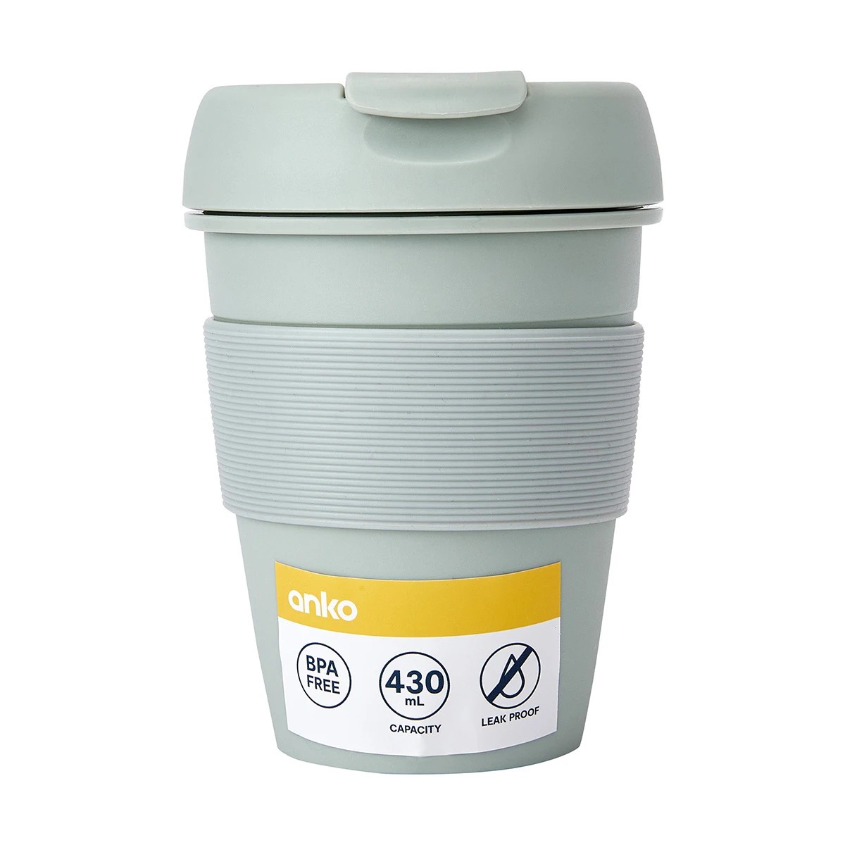 8 430ml Sage Green Reusable Travel Cup, 8 of 8