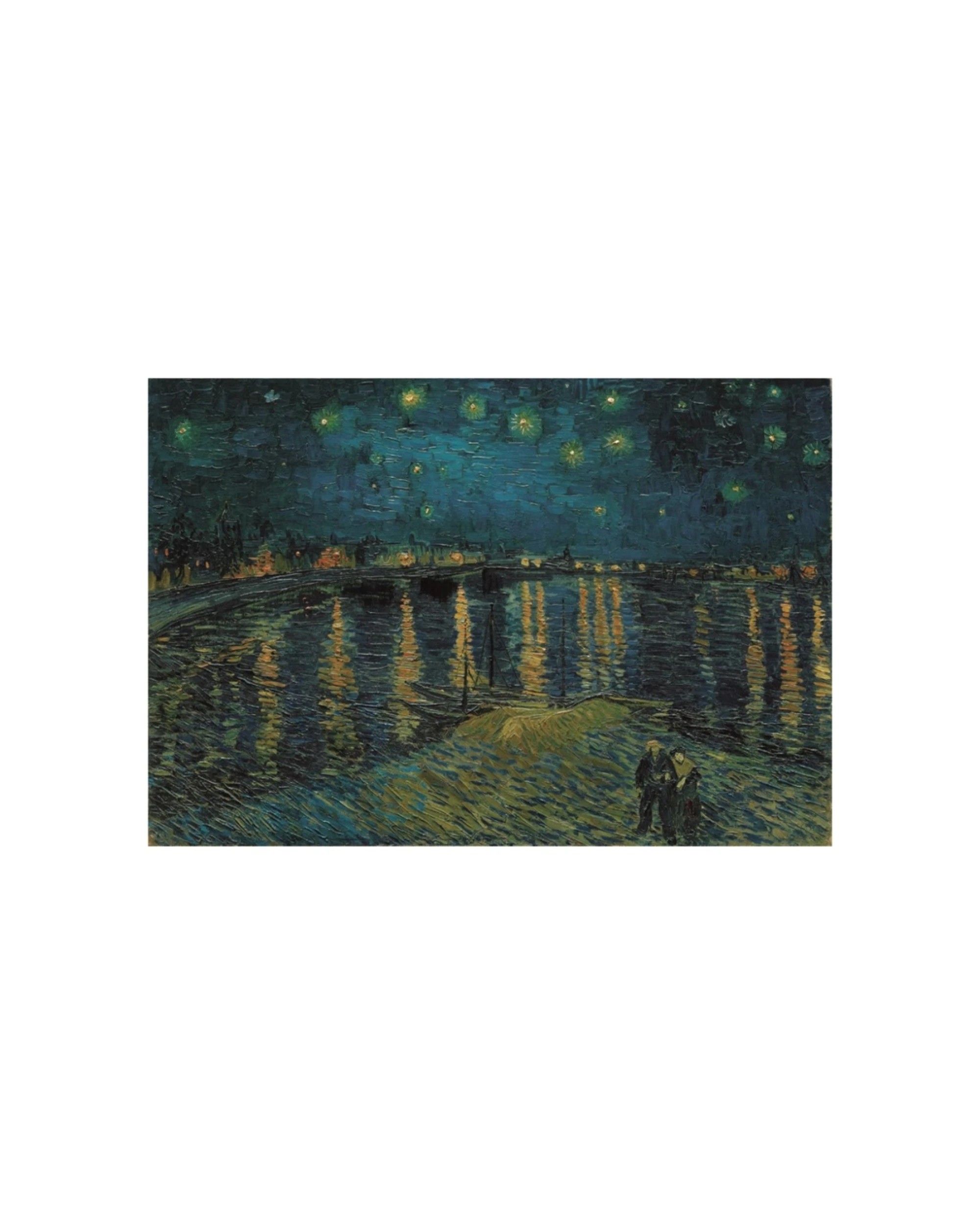 2 Clementoni Museum Collection Starry Night On The Rhône 1000 Piece Puzzle Set - Multi, 2 of 2