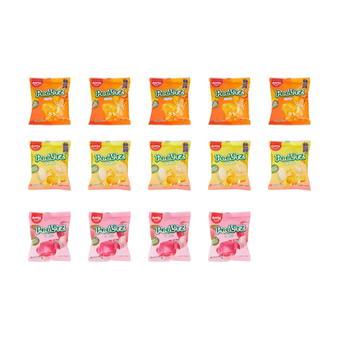 2 Amos Peelerz Assorted Fruit Peelable Gummy Candy 350g, 2 of 4