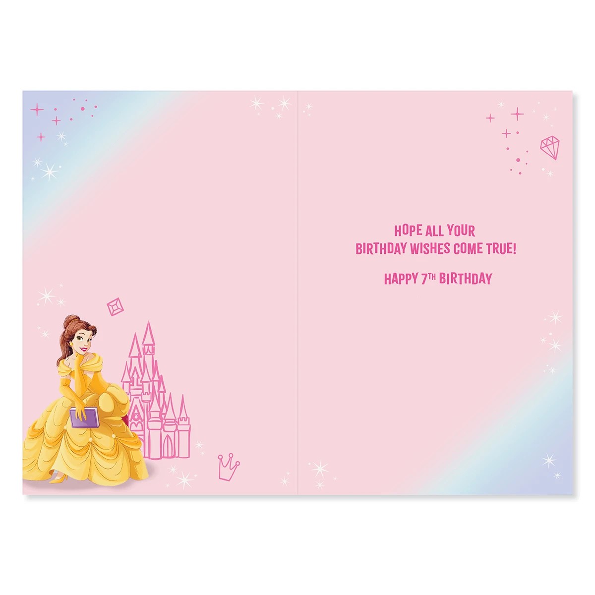 2 Connections from Hallmark 7th Birthday Card - Disney Princess, 2 of 3