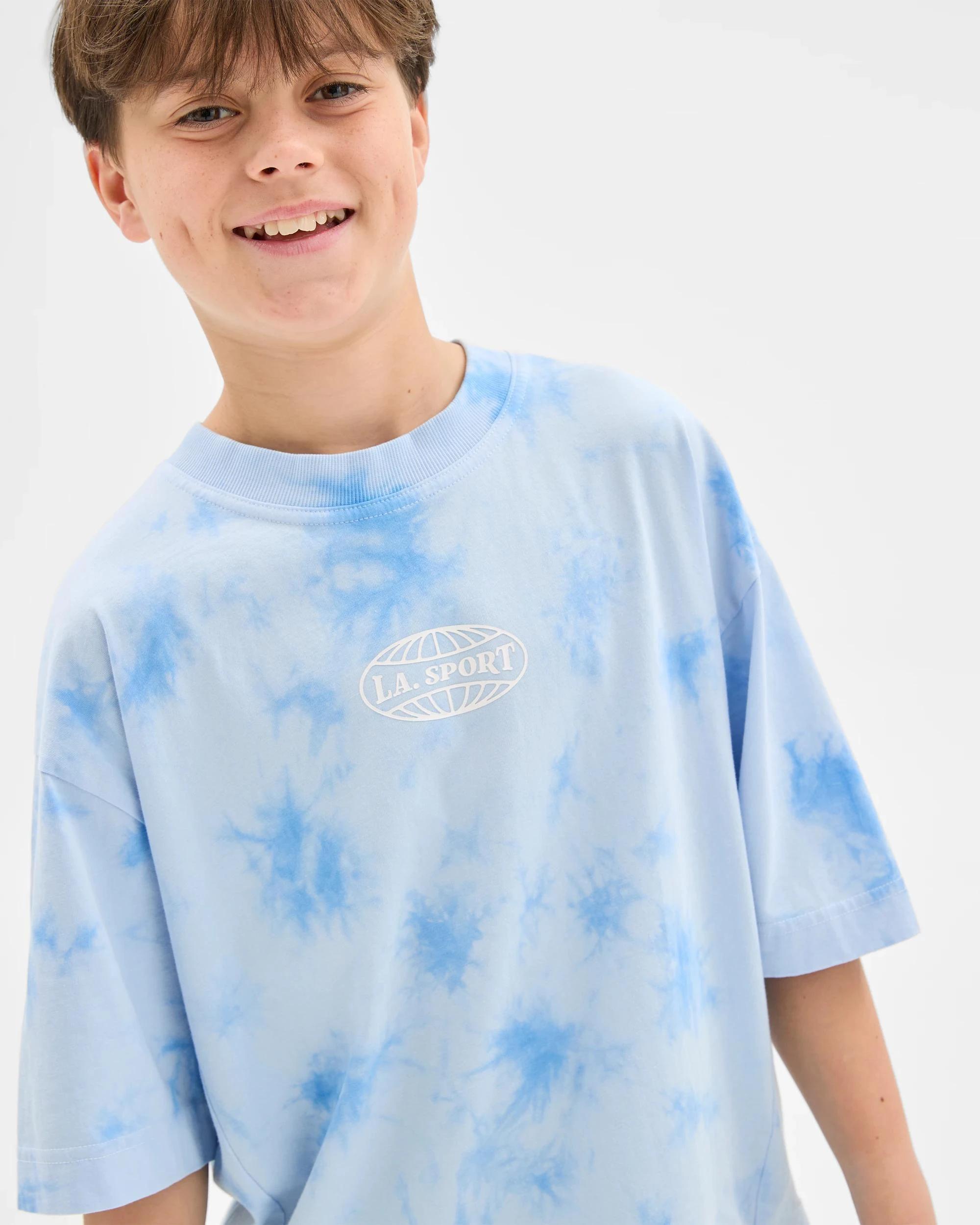 2 Target Australian Cotton Oversized Washed T-Shirt BLUE, 2 of 5