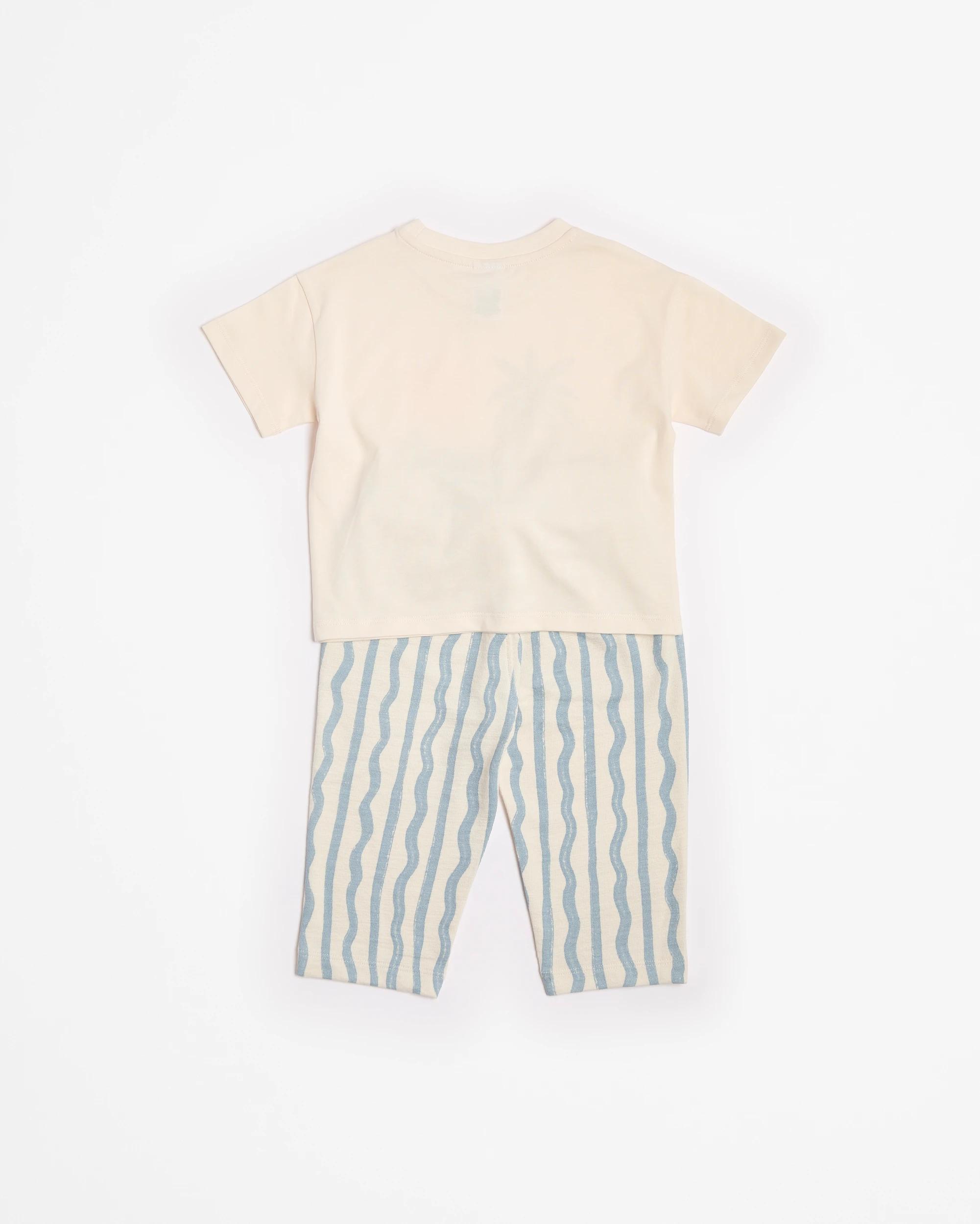 3 Target Baby Boys Organic Cotton Short Sleeve T-shirt & Trackpant 2 Piece Set SUMMER BIBES, 3 of 3