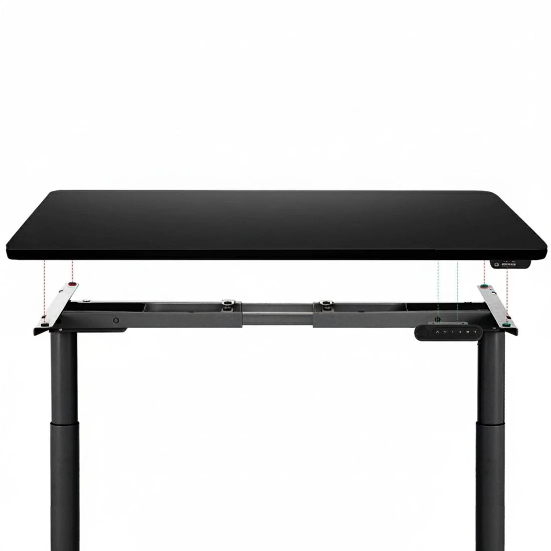 5 Artiss Standing Desk Frame Only Motorised Dual Motor - Black, 5 of 5