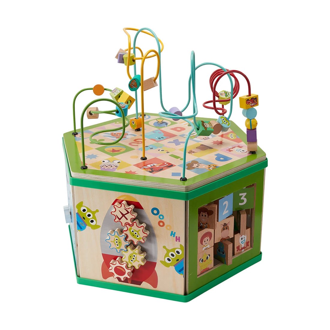 4 Disney Wooden Toys World of Pixar Activity Station, 4 of 10