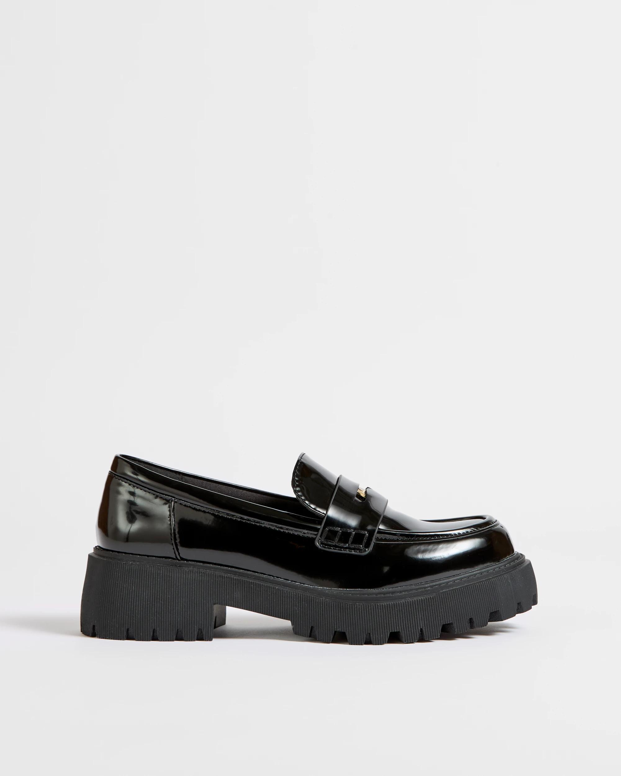 1 Target Woman Coin Chunky Loafer - Lenny BLACK, 1 of 3