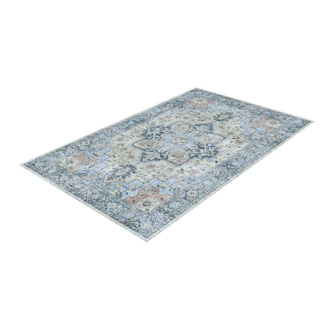 1 Marlow Large Area Rugs Boho Faux Cashmere Carpet, 1 of 8