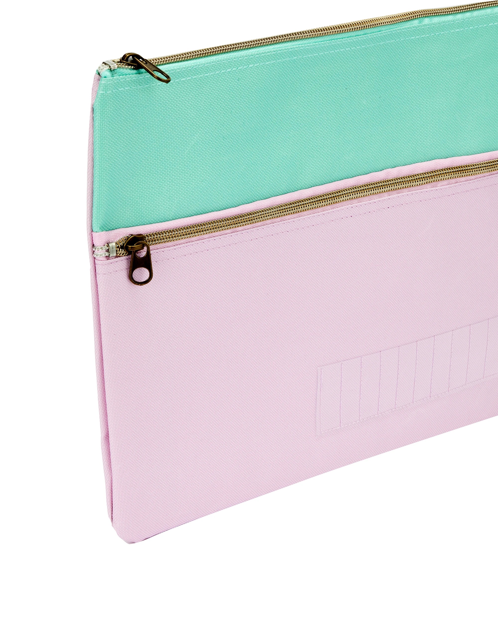 3 Pencil Case with Letters - Mint/Lilac, 3 of 7