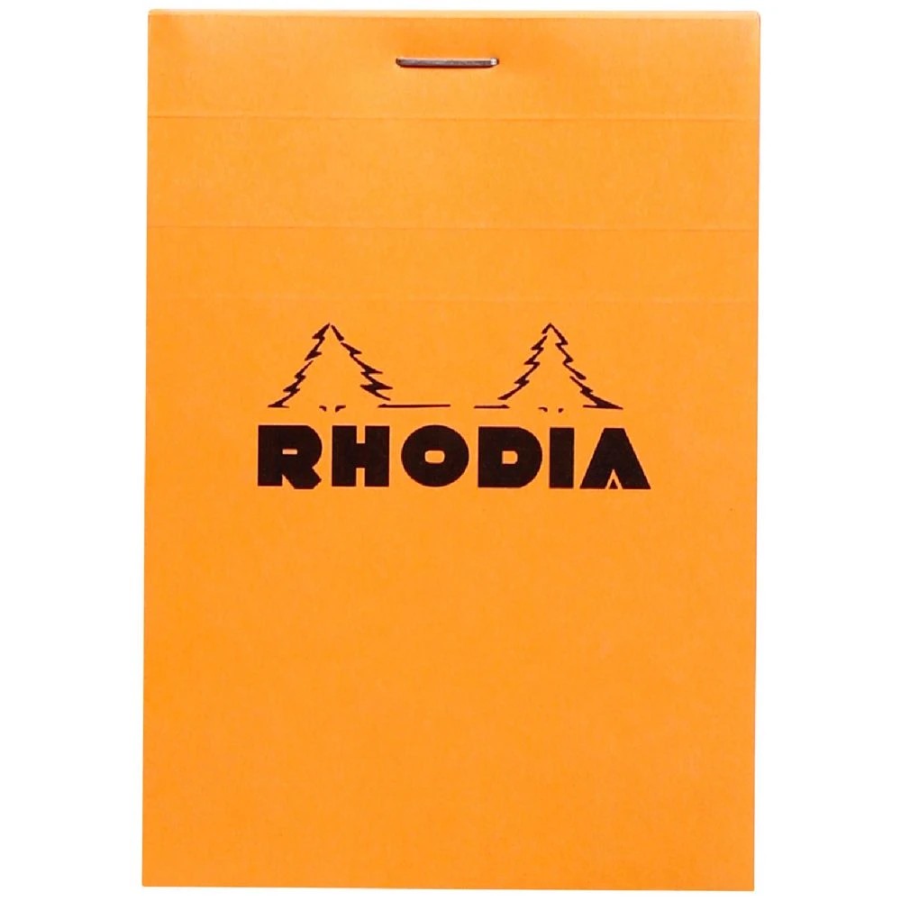 1 Rhodia No. 12 85 x 120mm Graph Pad Orange 80 Sheets, 1 of 4