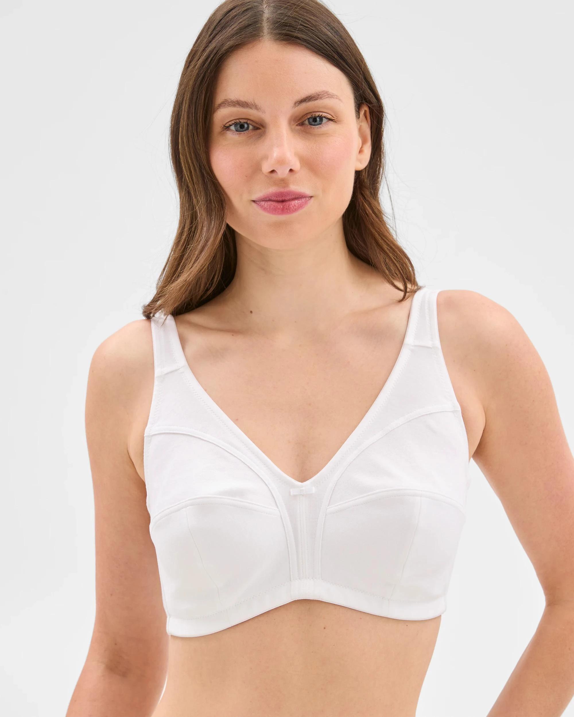 5 Target Lena Cotton Wirefree Bra WHITE, 5 of 5