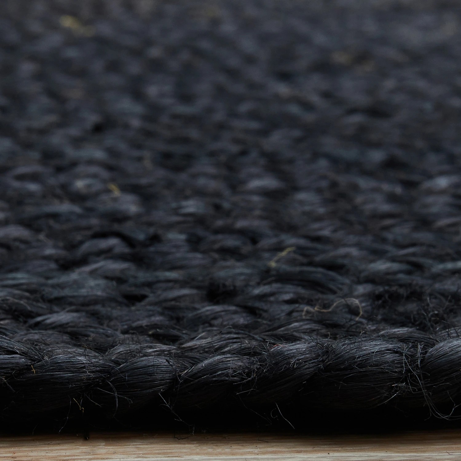 7 Common Ground Rugs Shoreline 280x190cm  Oval - Large Hand Braided Jute Rug - Black, 7 of 9