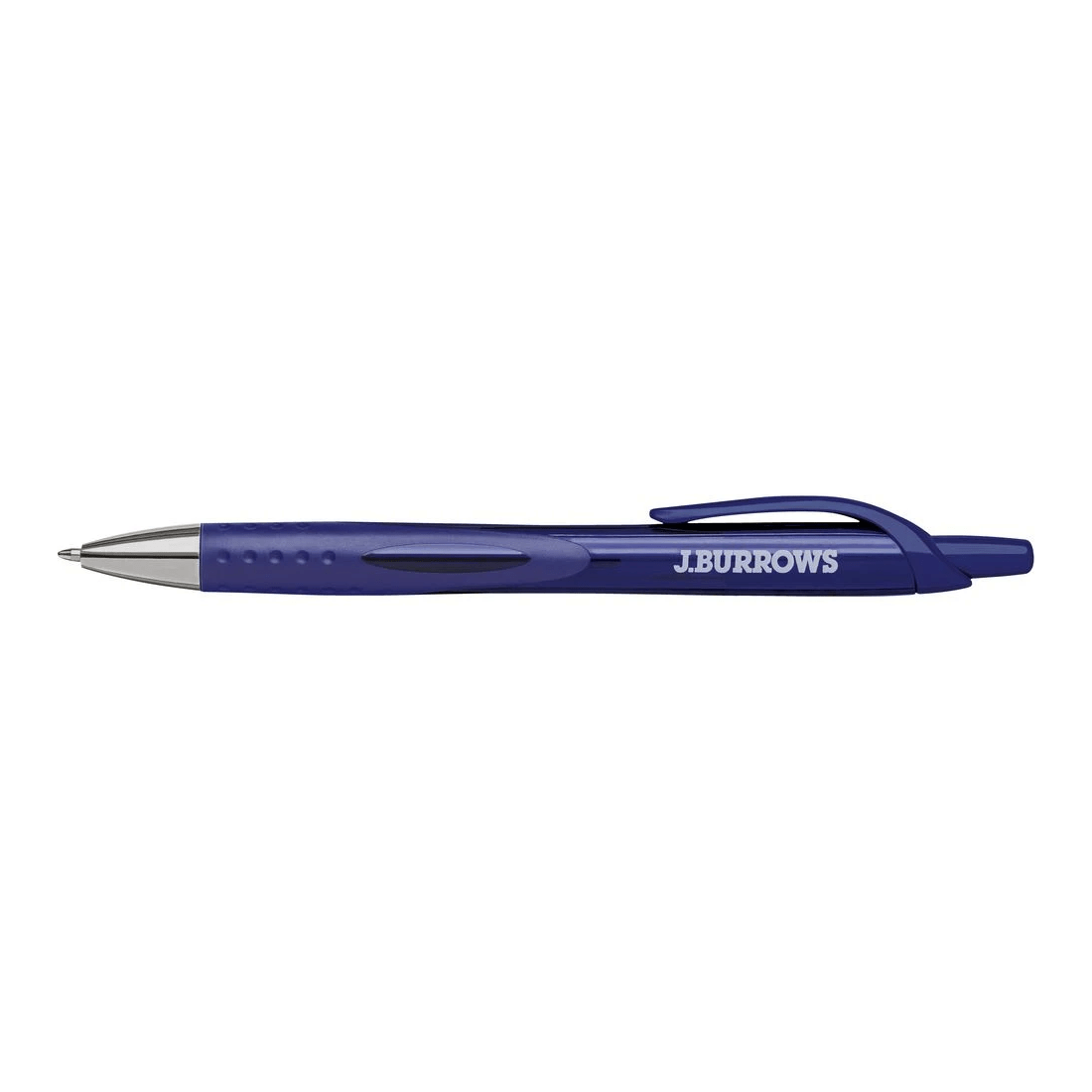 3 J.Burrows Retractable Ballpoint Pens Blue 12 Pack, 3 of 5