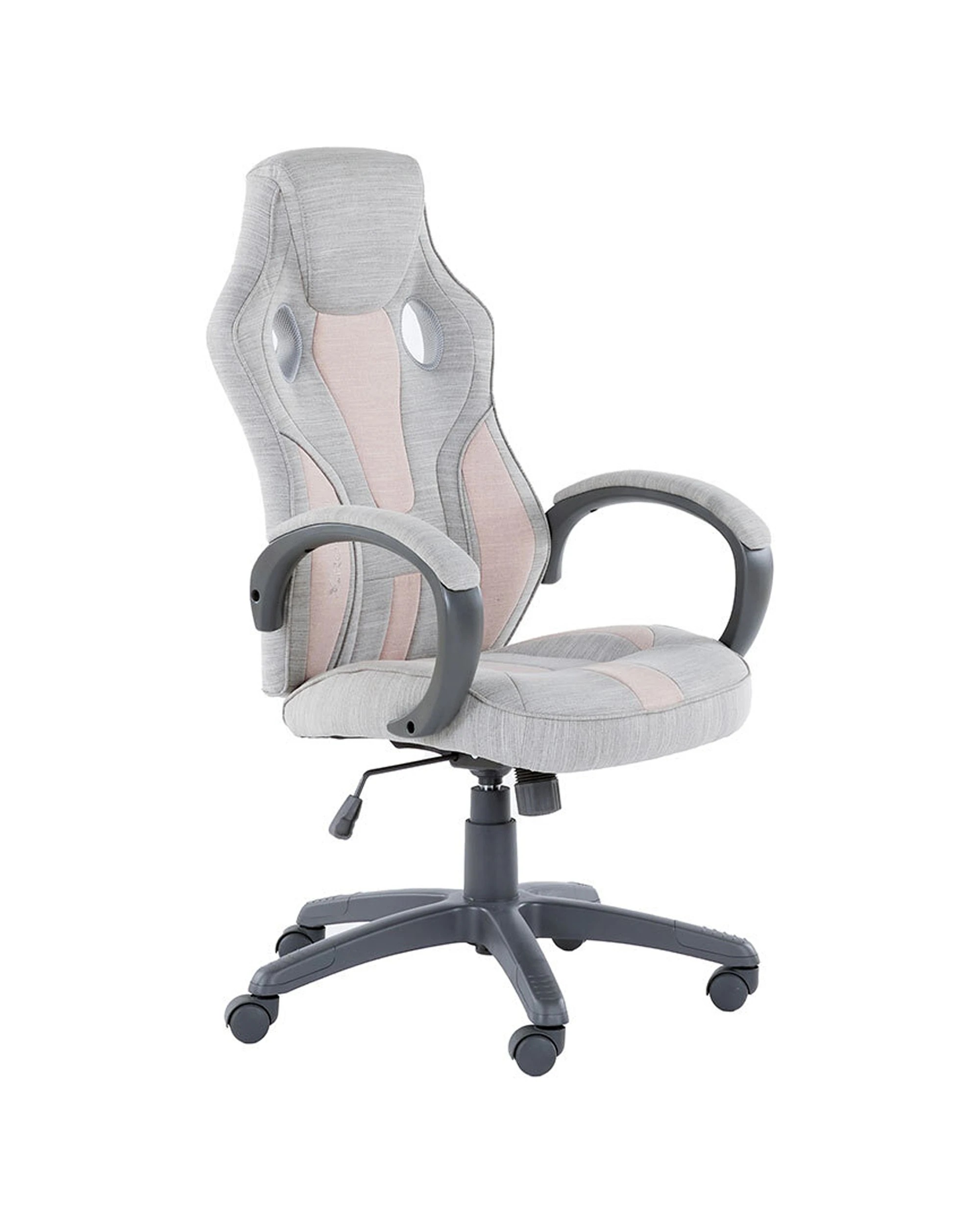 1 X Rocker Maverick Erganomic Junior Office Gaming Chair Powder
 - Grey, 1 of 7