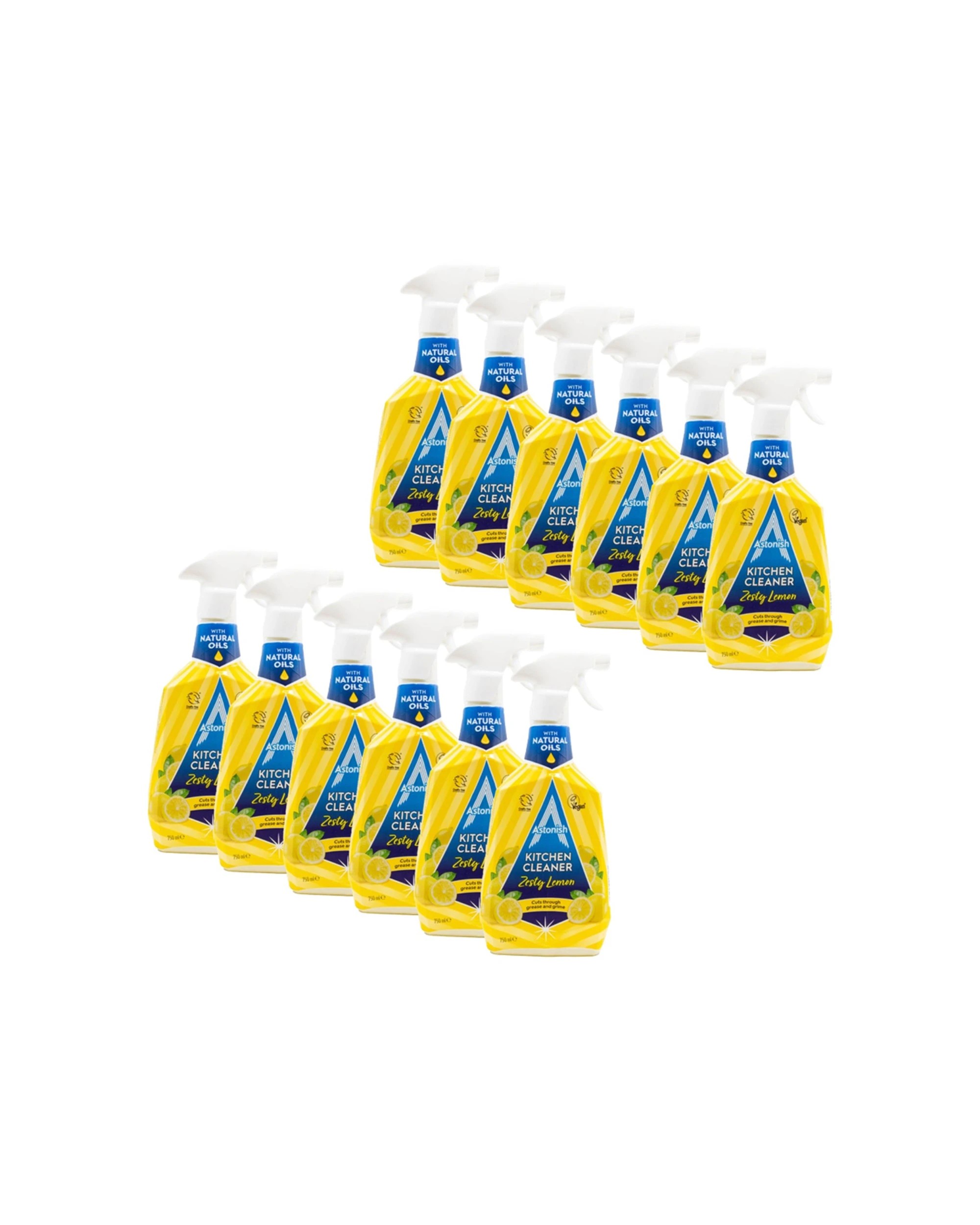 1 Astonish 12PK Kitchen Cleaner Spray With Oils Zesty Lemon Scent 750ml - Yellow, 1 of 4