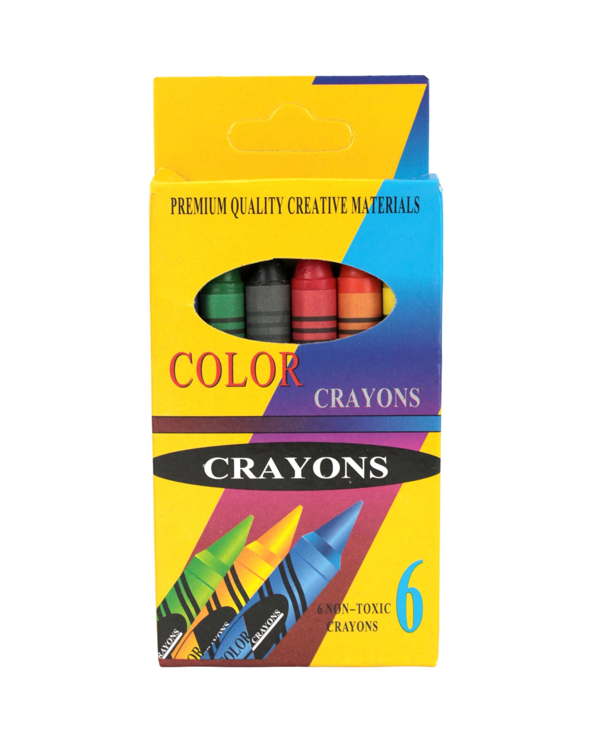 2 Partyrama Coloured Crayons Pack of 6 - Multi, 2 of 3