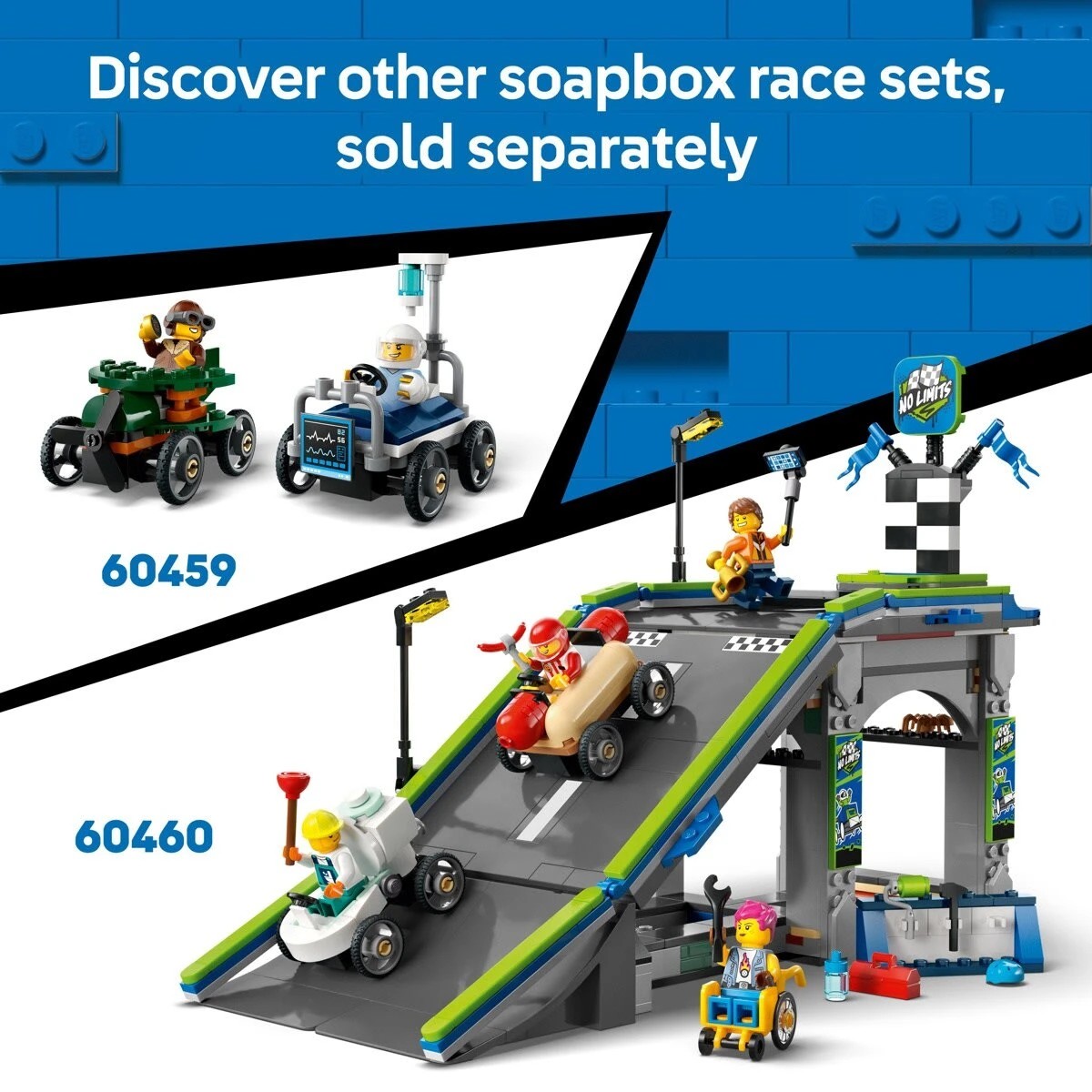 10 LEGO City Pizza vs. Fire Truck Race Car Pack 60458, 10 of 11