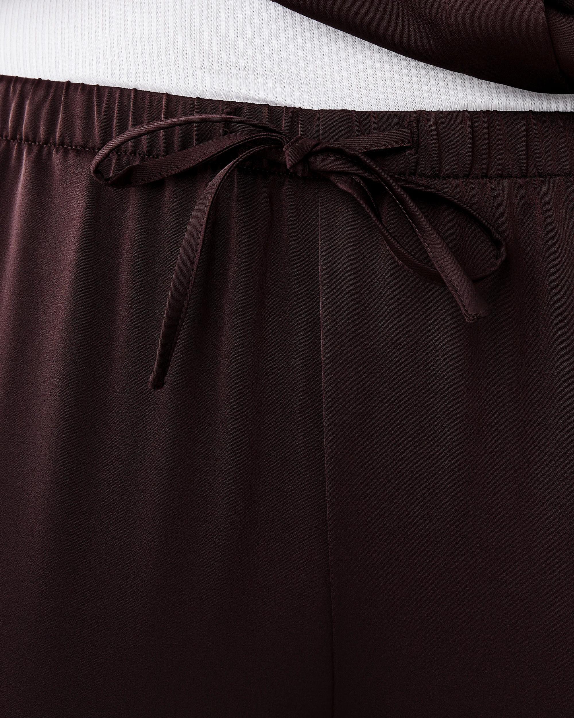 5 Satin Pants Choc Plum, 5 of 7