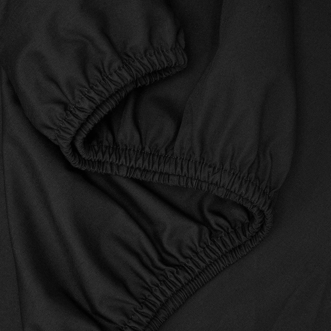 3 250 Thread Count Cotton Rich Fitted Sheet - Queen Bed, Black, 3 of 4