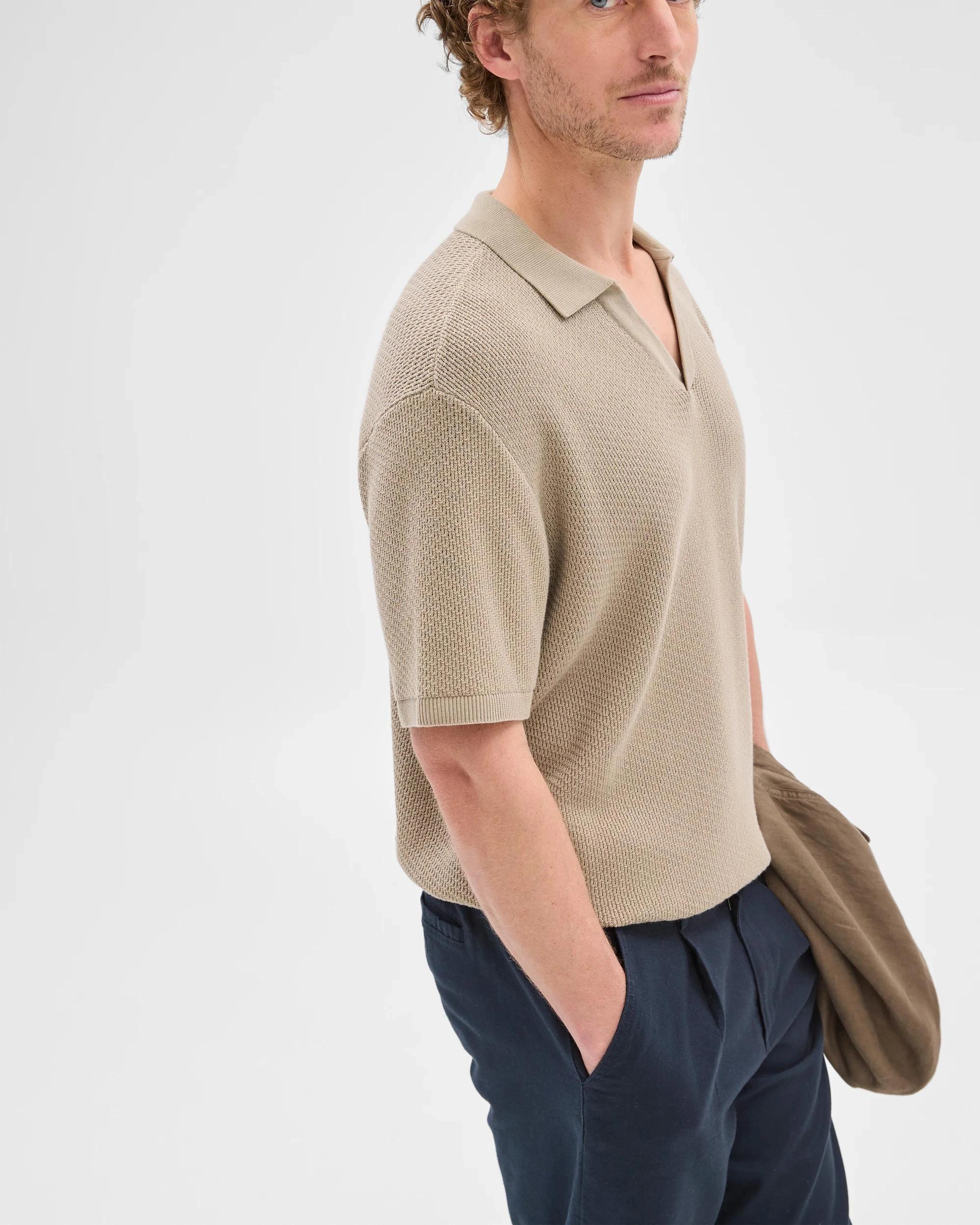 6 Target Australian Cotton Knitted Polo Top FOG, 6 of 10