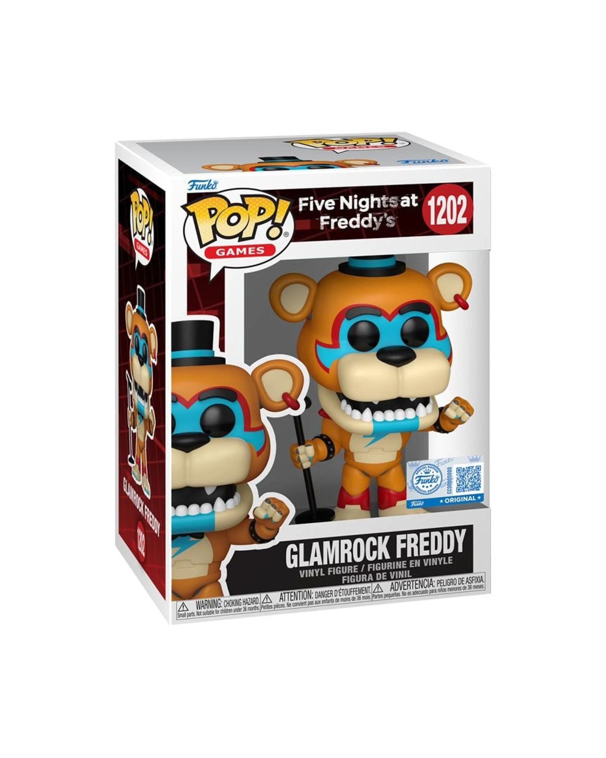 3 Five Nights at Freddy's Glamrock Freddy Funko POP! Vinyl, 3 of 3
