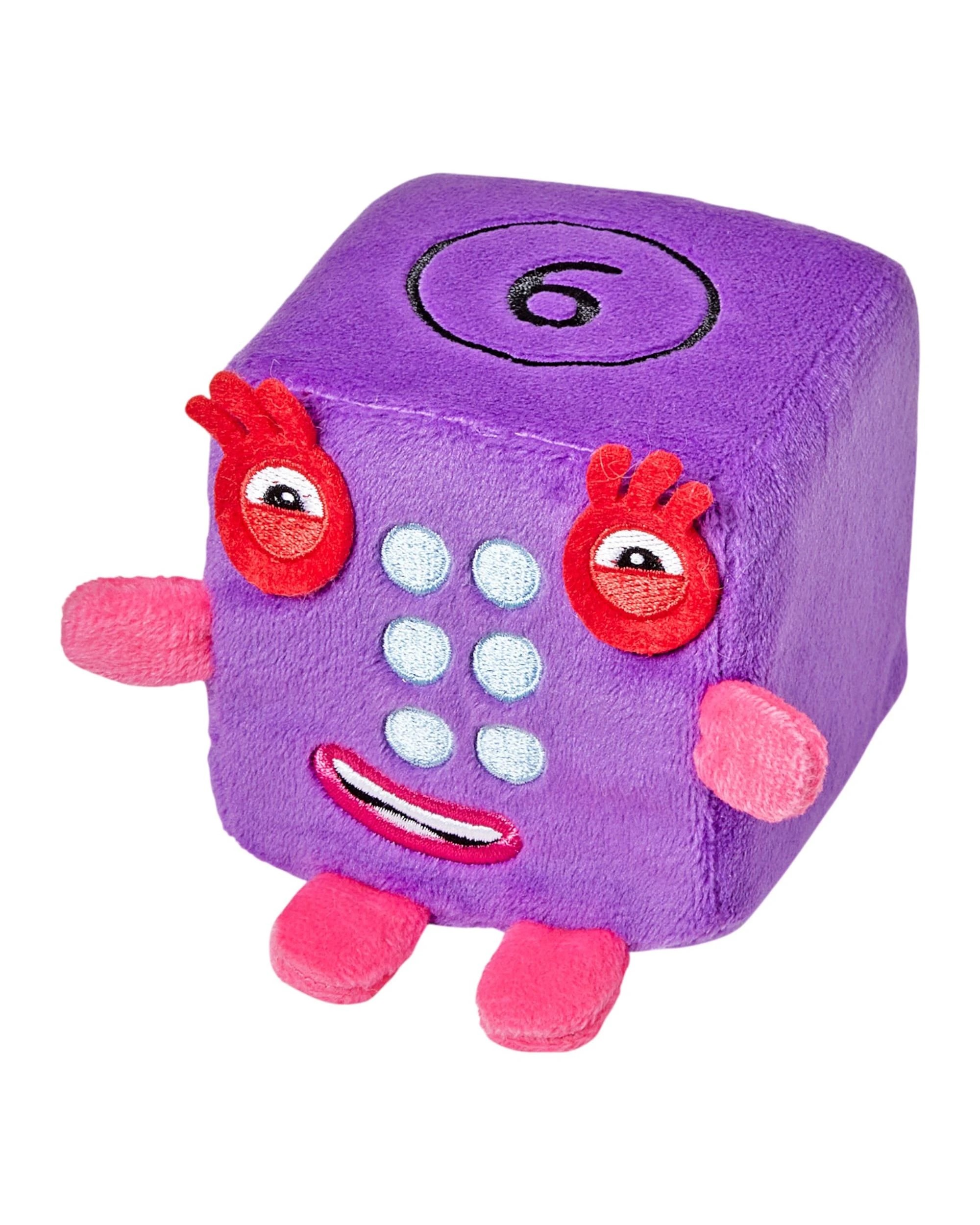 2 Numberblocks Blocklets Number Six Mini Plush, 2 of 2
