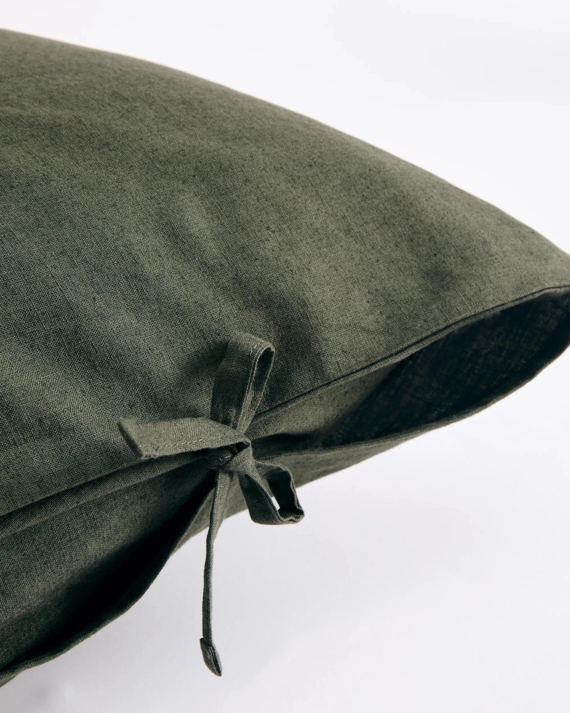 2 Target Laynie Linen/Cotton European Pillowcase - Queen Bed - Green, 2 of 4