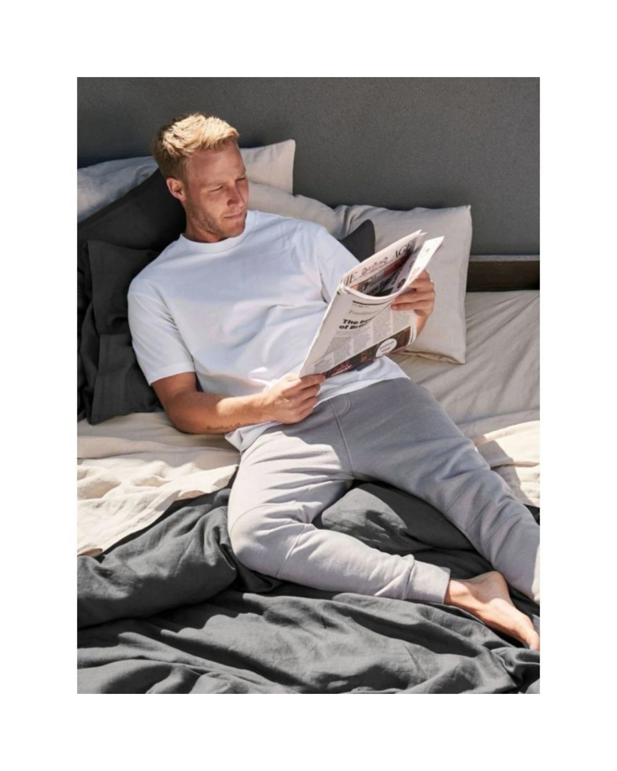4 Linen House Nimes Pure Linen Bed Sheet Set - Queen Bed - Natural, 4 of 4