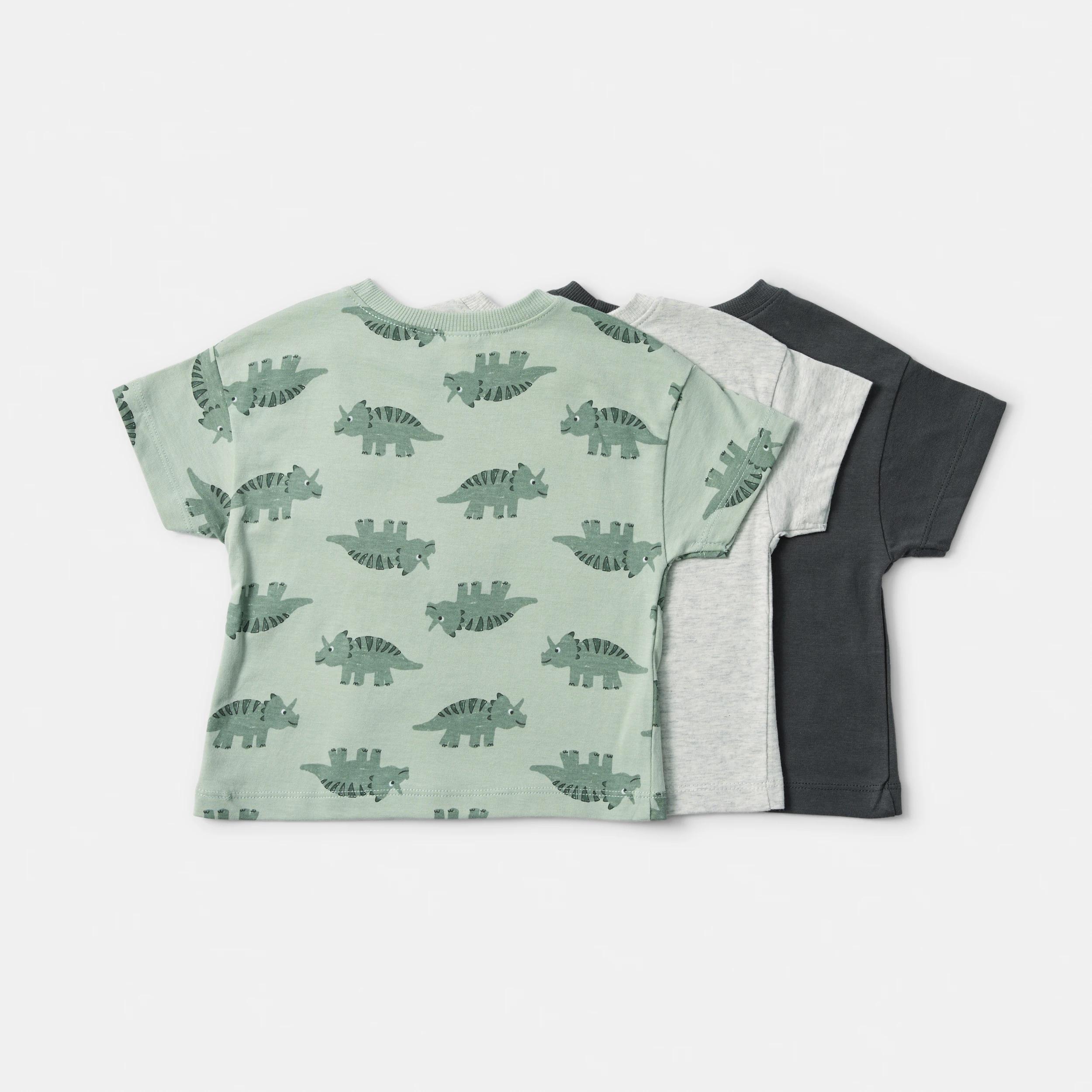 2 3 Pack Short Sleeve T-shirt DINO EXPLORER, 2 of 8