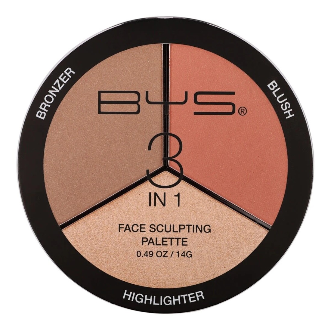 2 BYS 3-in-1 Face Sculpting Palette - Beach Gal, 2 of 4