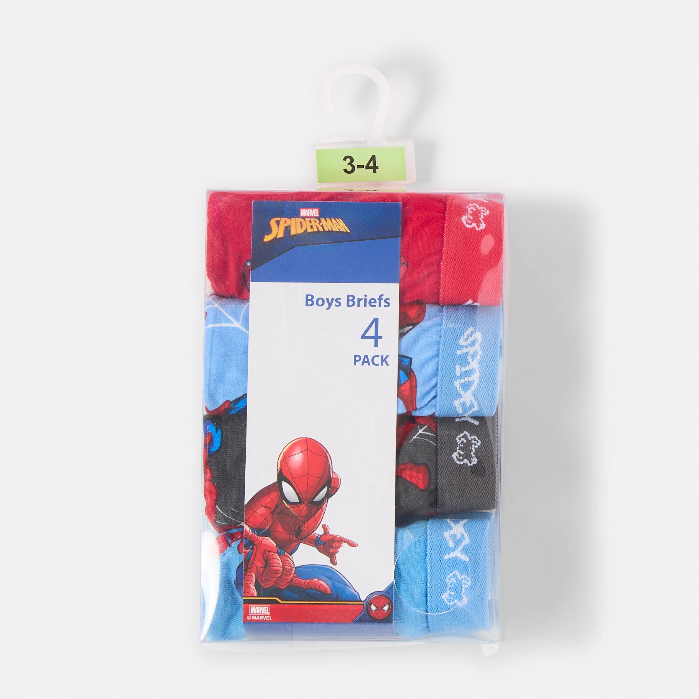 7 4 Pack Marvel Spider-Man License Briefs SPIDERMAN, 7 of 7