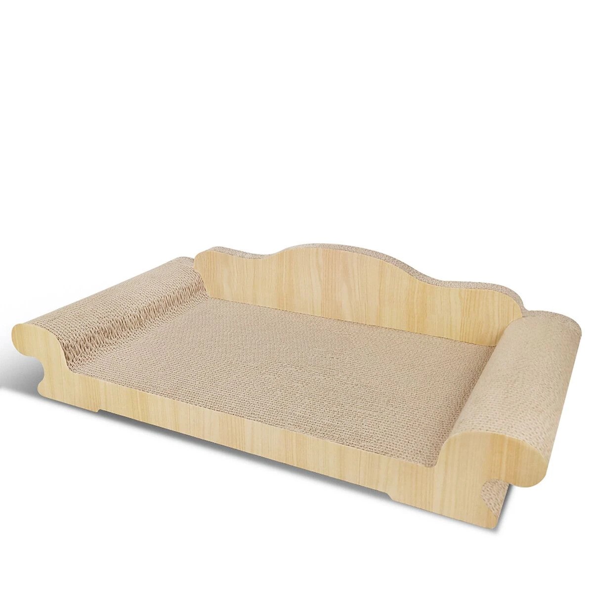 5 Pet Scene Cat Scratching Post Toy Bed Scratcher Corrugated Cardboard - Natural, 5 of 5