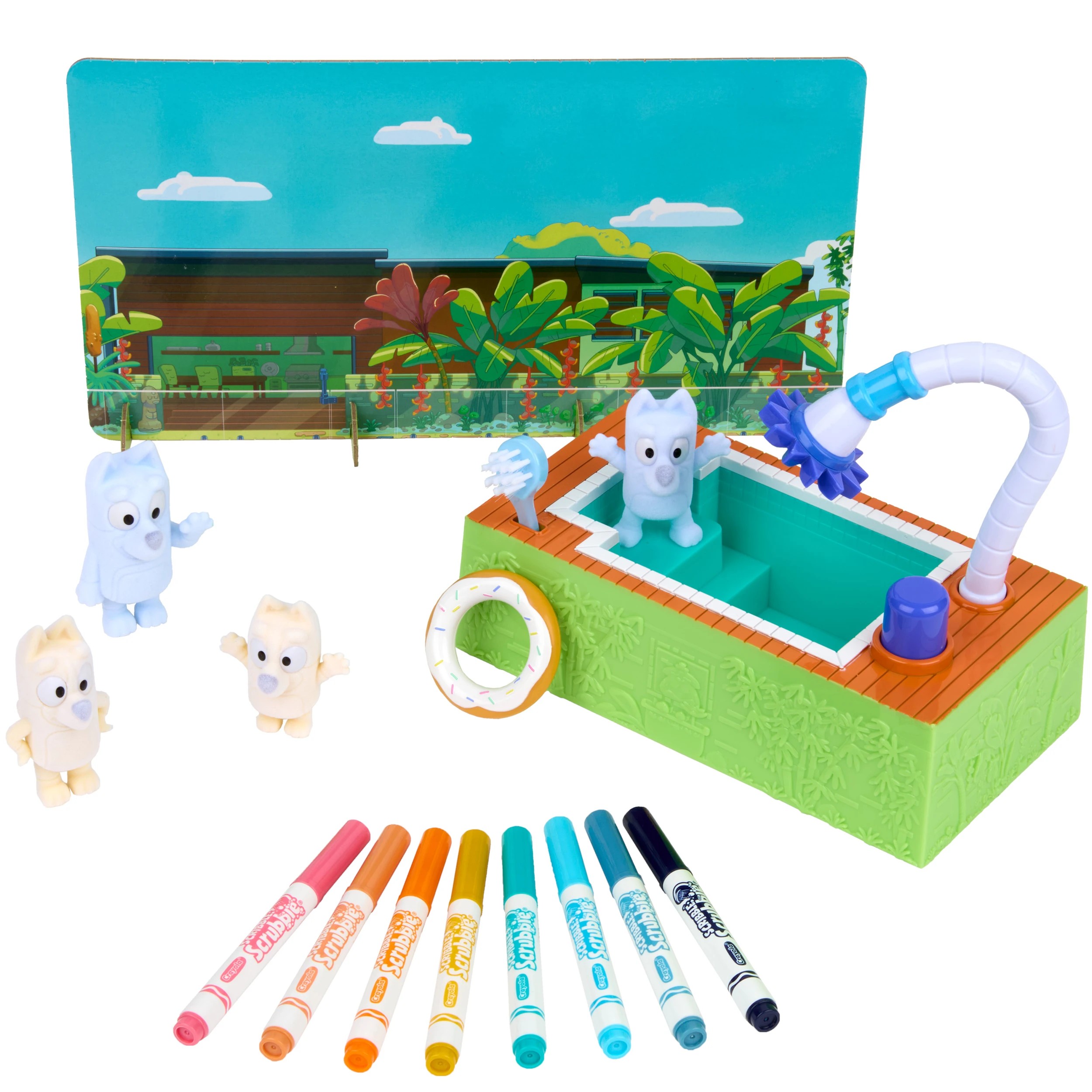 9 Crayola Bluey Poolside Scribble Scrubbie, 9 of 9