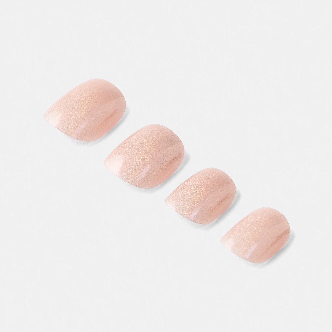 5 OXX Cosmetics 24 Pack Artificial Nails with Adhesive - Short Square Shape, Pearl Glazed, 5 of 5