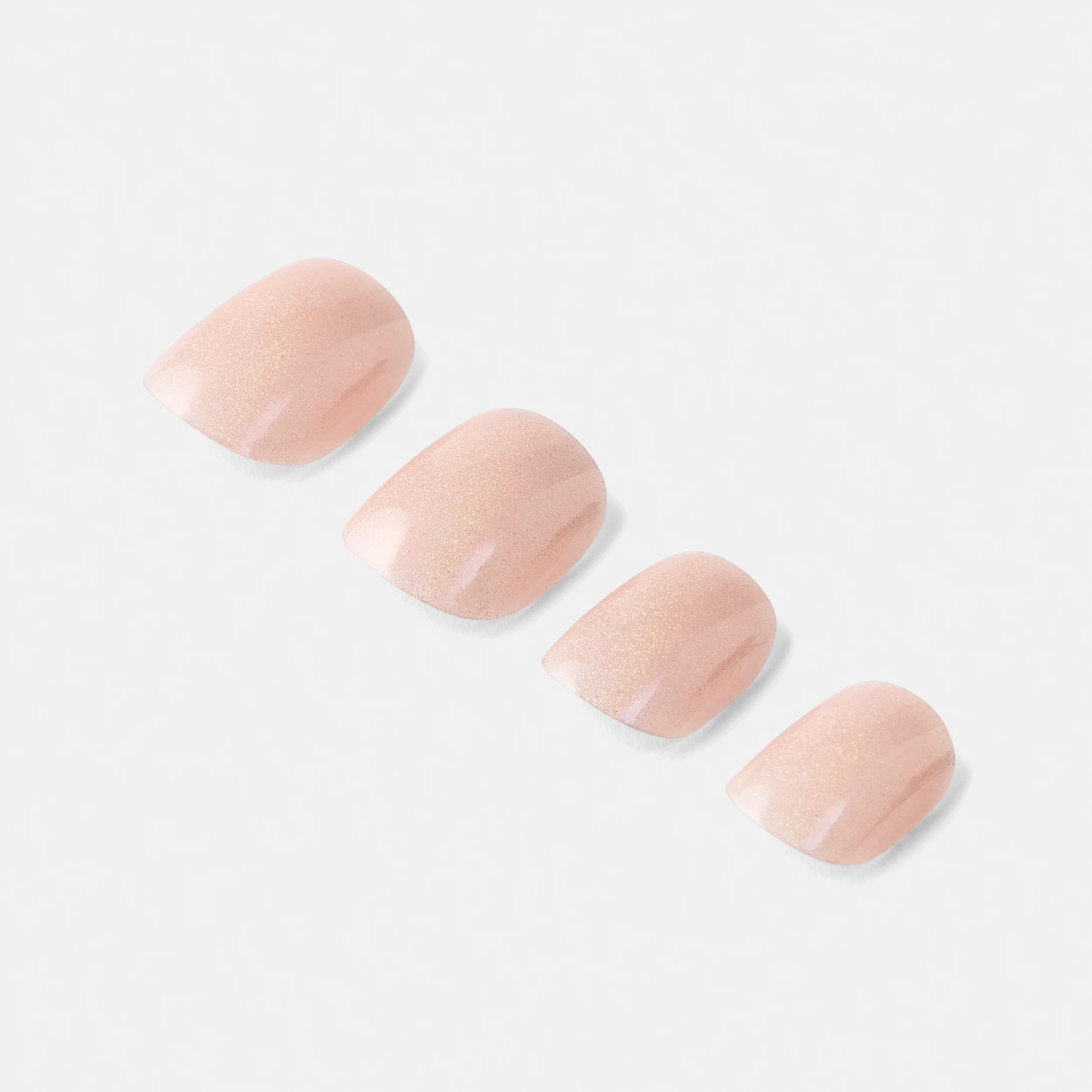 5 OXX Cosmetics 24 Pack Artificial Nails with Adhesive - Short Square Shape, Pearl Glazed, 5 of 5