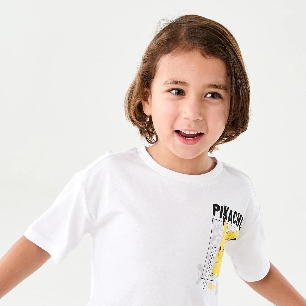 3 Pokemon License T-shirt Pokemon White, 3 of 6