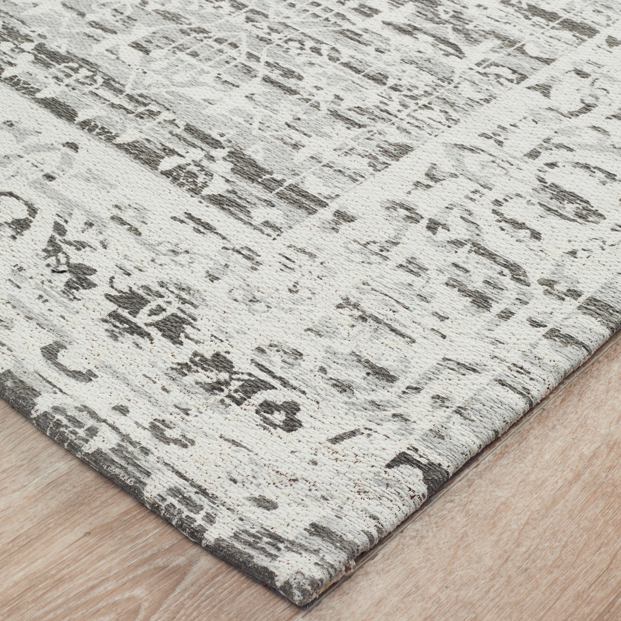 3 Common Ground Rugs Camellia 88 225x155cm - Medium Floor Rug - Silver, 3 of 7