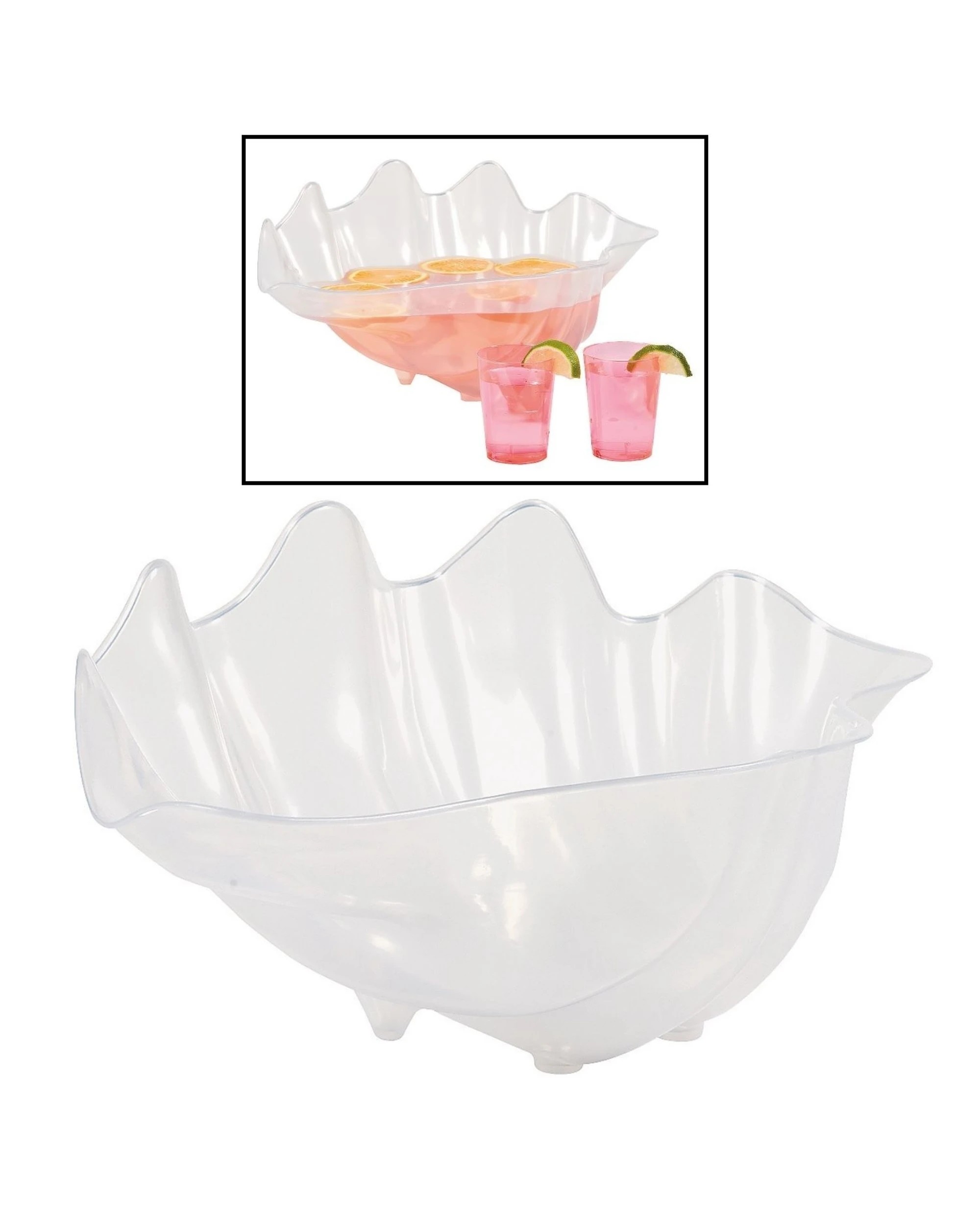 1 Partyrama Plastic Sea Shell Punch Bowl, 1 of 1