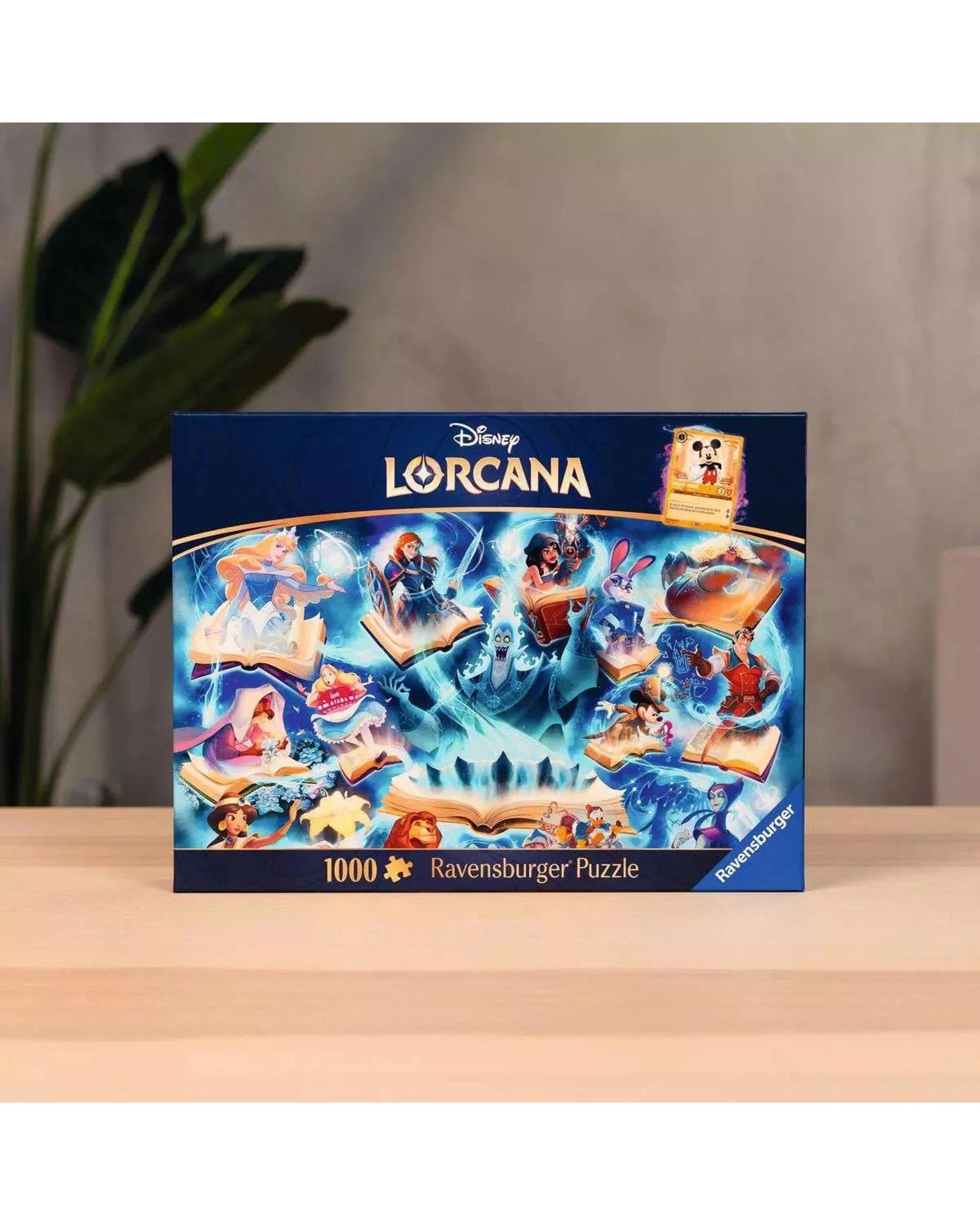 3 Ravensburger Disney Lorcana Glimmers of the Realm: Sapphire 1000 Piece Jigsaw Puzzle - Blue, 3 of 5