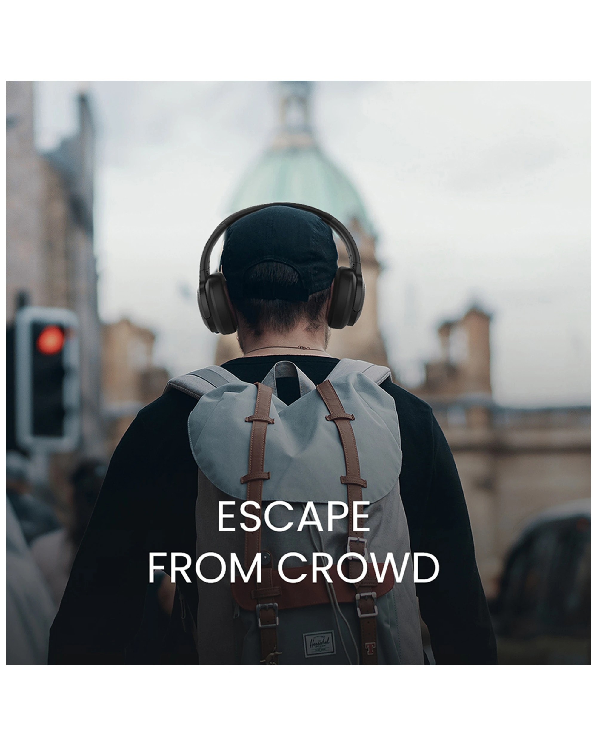 5 Hifuture Futuretour Active Noise Cancelling Bluetooth High Bass Headphones - Black, 5 of 6