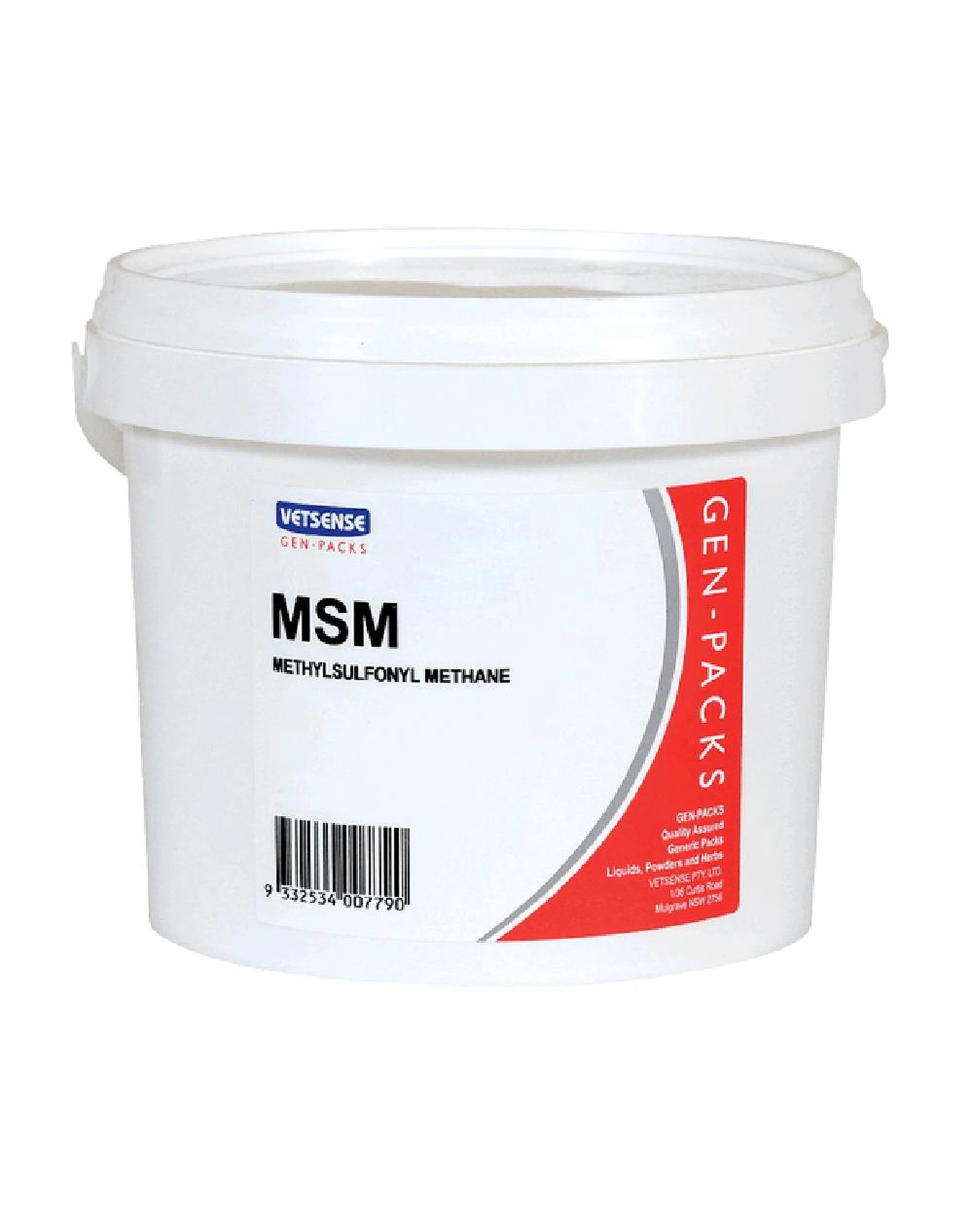 1 Vetsense Gen-Packs MSM Methyl Sulfonyl Methane Powder for Pet 1kg, 1 of 1