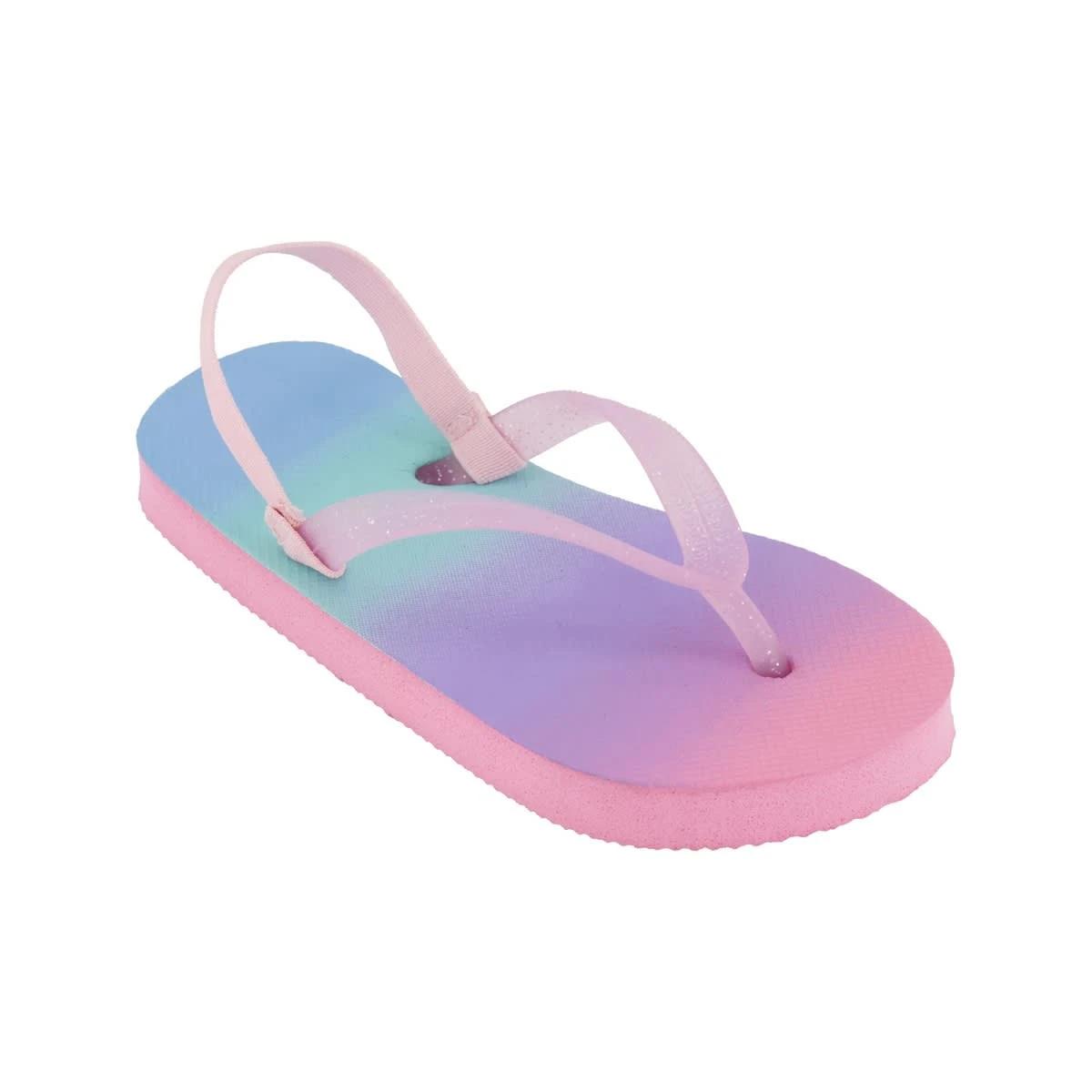 3 Junior Print Thongs PINK GIRLS OMBRE, 3 of 3